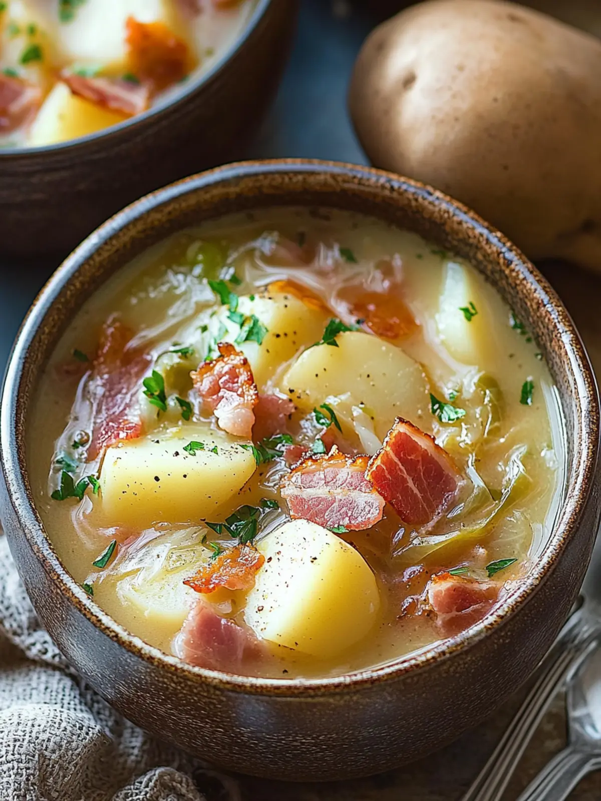 Irresistible Irish Bacon, Cabbage, and Potato Soup Delight 2 Irish Bacon, Cabbage, and Potato Soup