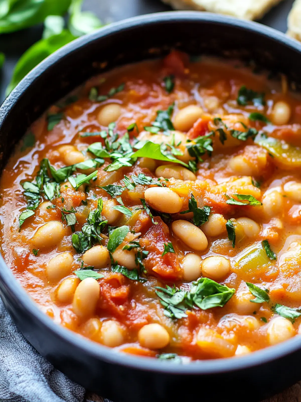 Creamy Tomato White Bean Stew That Will Warm Your Soul 4 Creamy Tomato White Bean Stew