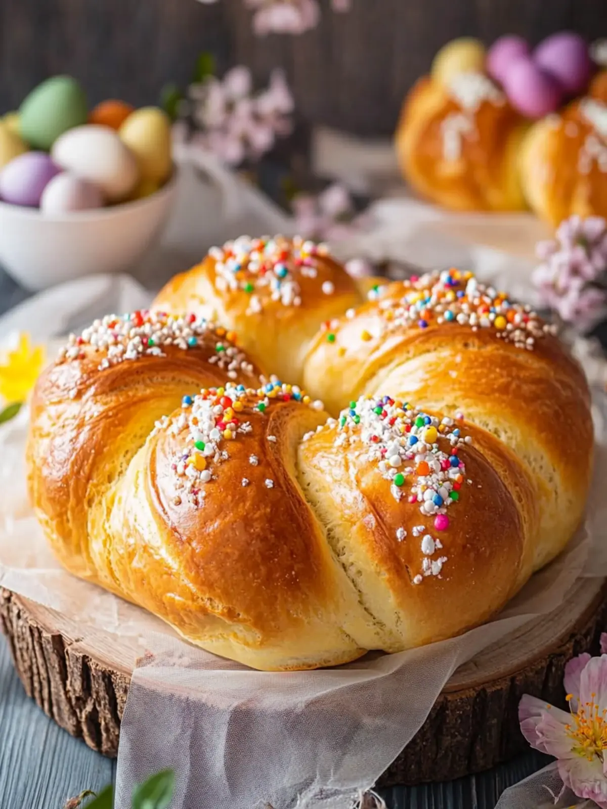 Italian Easter Bread Wreath: A Festive Twist for Spring 3 Italian Easter Bread