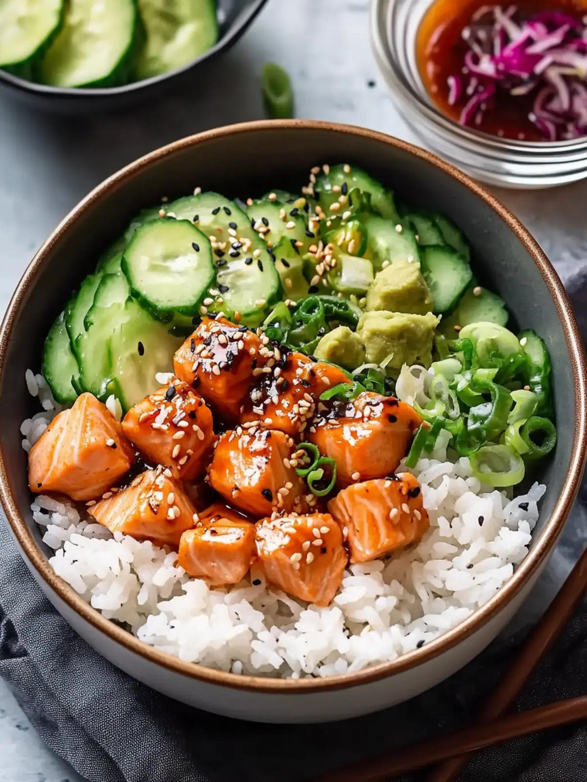 Irresistible Tasty Salmon Rice Bowl You ll Crave for Dinner 4 Tasty Salmon Rice Bowl