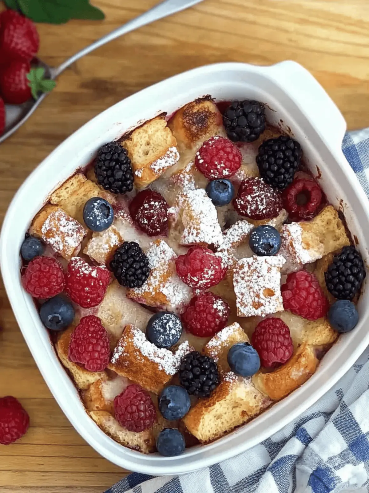 Berry French Toast Casserole: A Sweet Morning Delight! 4 Berry French Toast Casserole