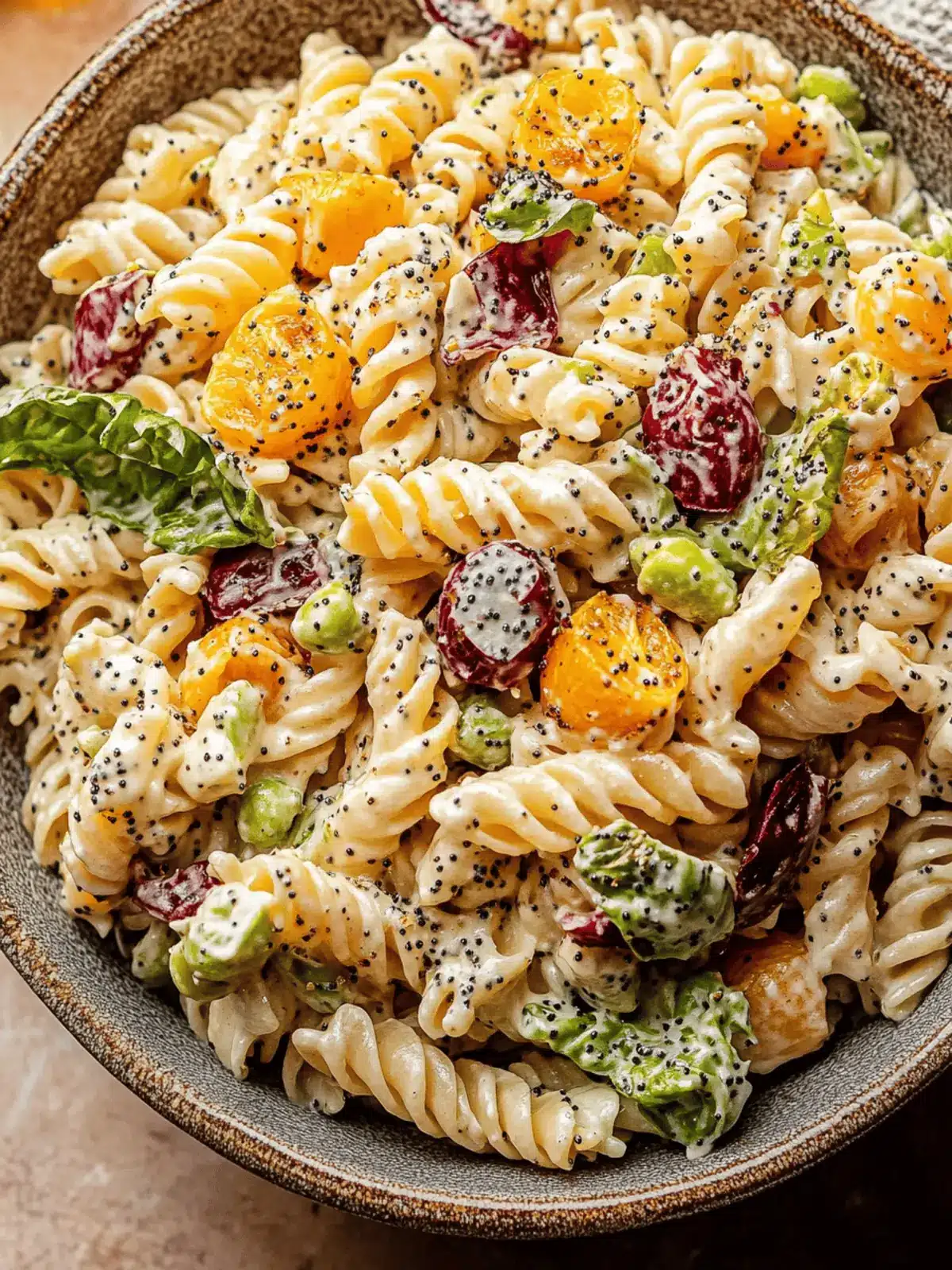 Fall Pasta Salad with Creamy Poppyseed Dressing Delight 4 Fall Pasta Salad with Creamy Poppyseed Dressing