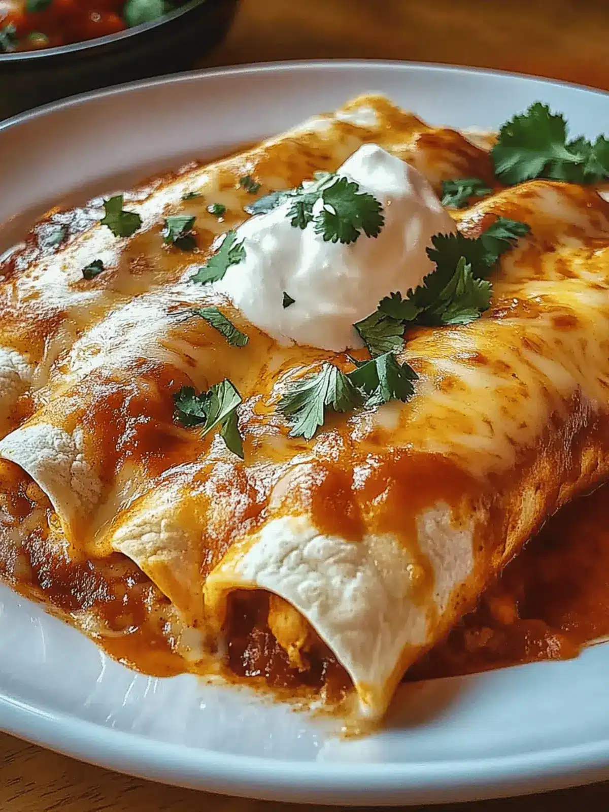 Savory Chicken Enchiladas: A Family Favorite with Flair 3 Chicken Enchiladas