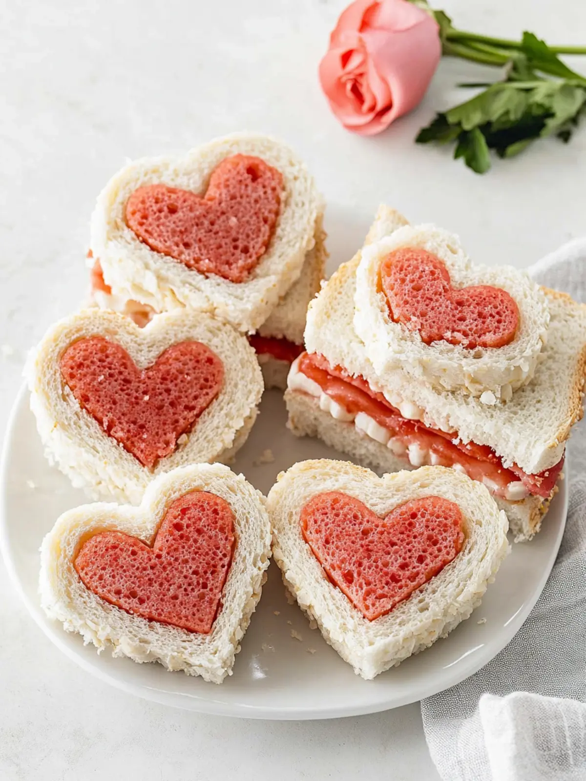 Delicious Heart Tea Sandwiches to Delight Your Guests 3 Heart Tea Sandwiches