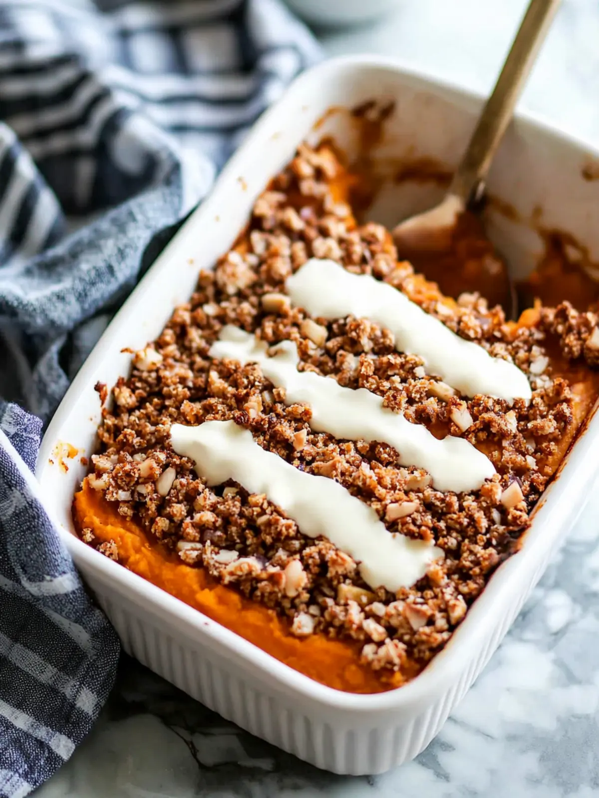 Irresistible Sweet Potato Casserole with Marshmallows & Pecans 2 Sweet Potato Casserole