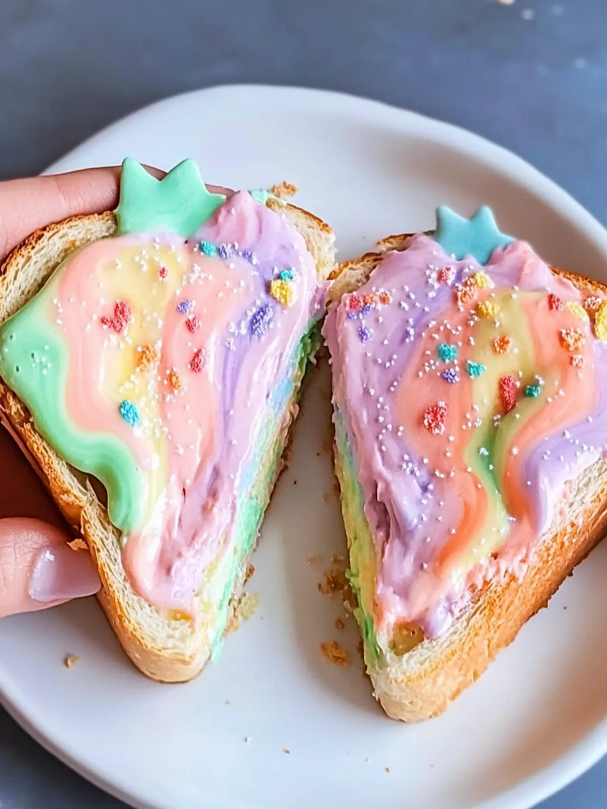 Breakfast Unicorn Toast That Will Brighten Your Mornings 3 Breakfast Unicorn Toast