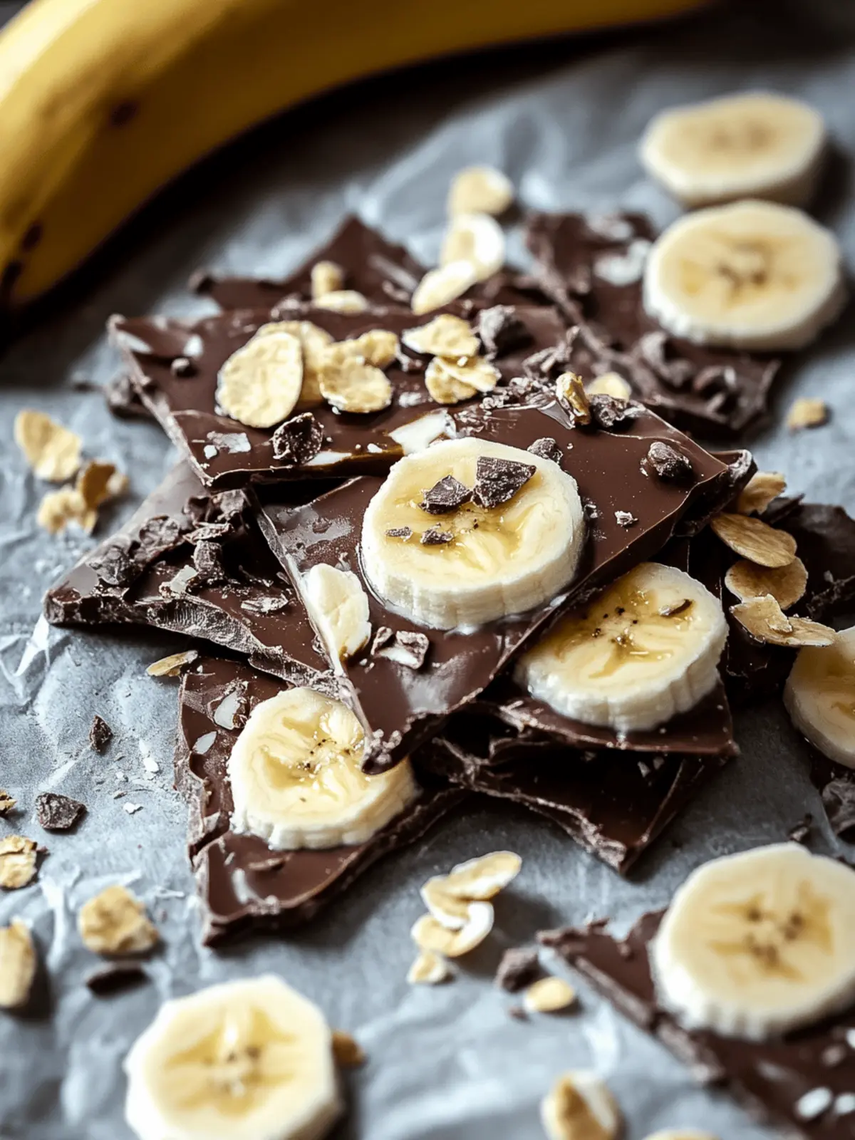 Banana & Nutella Frozen Yogurt Bark: Your New Craving Delight 3 Banana & Nutella Frozen Yogurt Bark