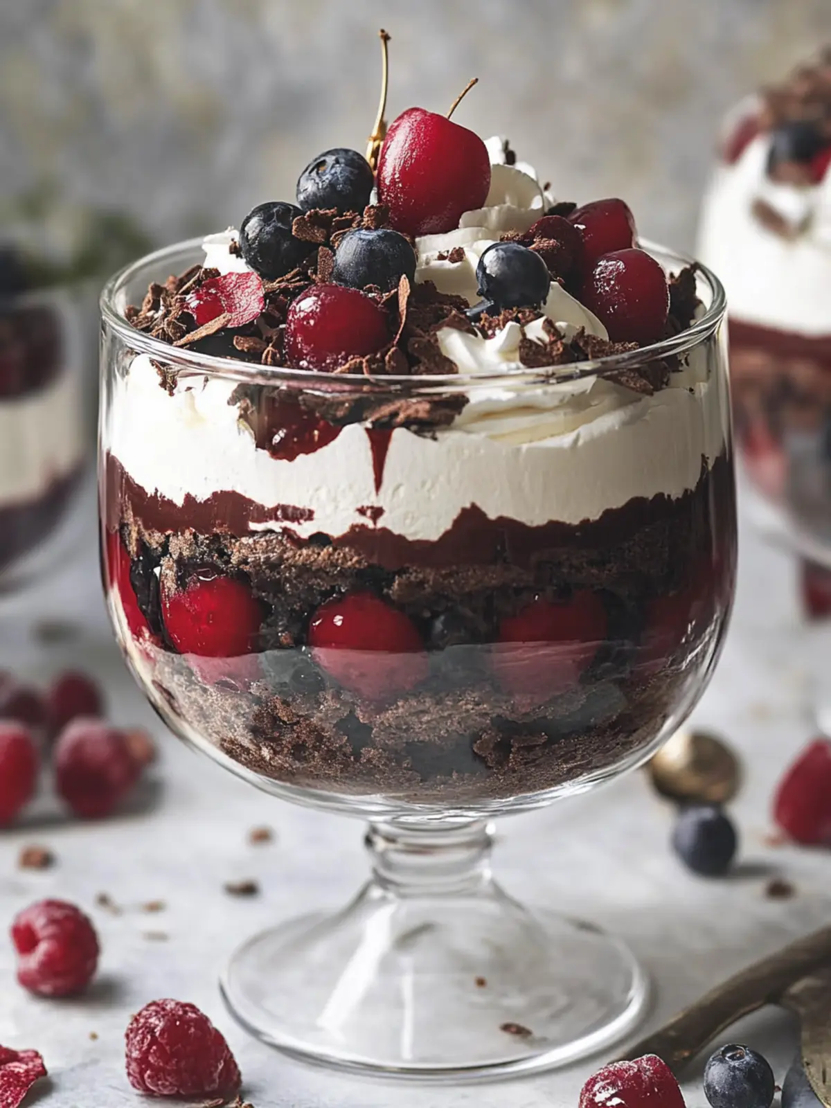 Decadent Black Forest Trifle to Sweeten Your Day 2 Black Forest Trifle