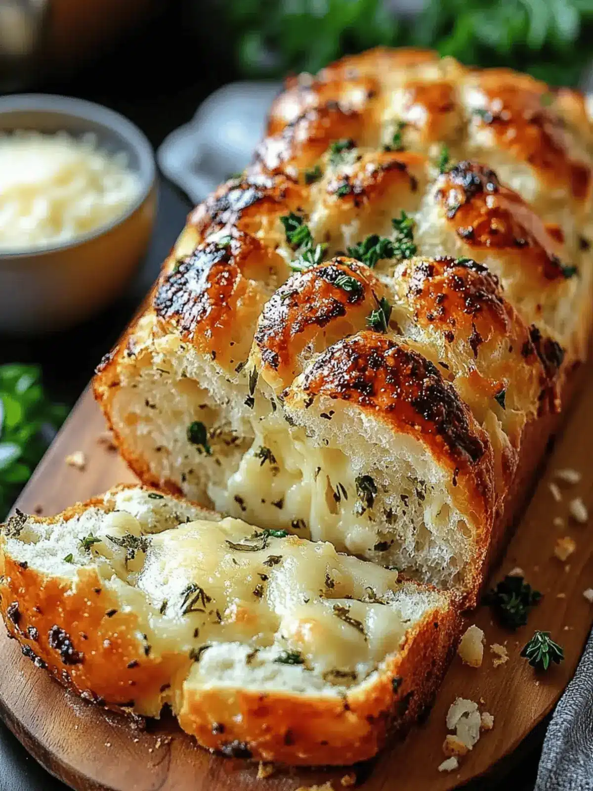 Melt-in-Your-Mouth Italian Herb Cheese Bread Recipe 2 Italian Herb Cheese Bread