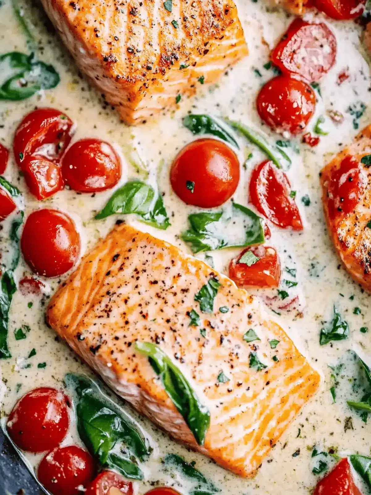 Savor the Flavor: Creamy Tuscan Salmon in Minutes 2 Creamy Tuscan Salmon