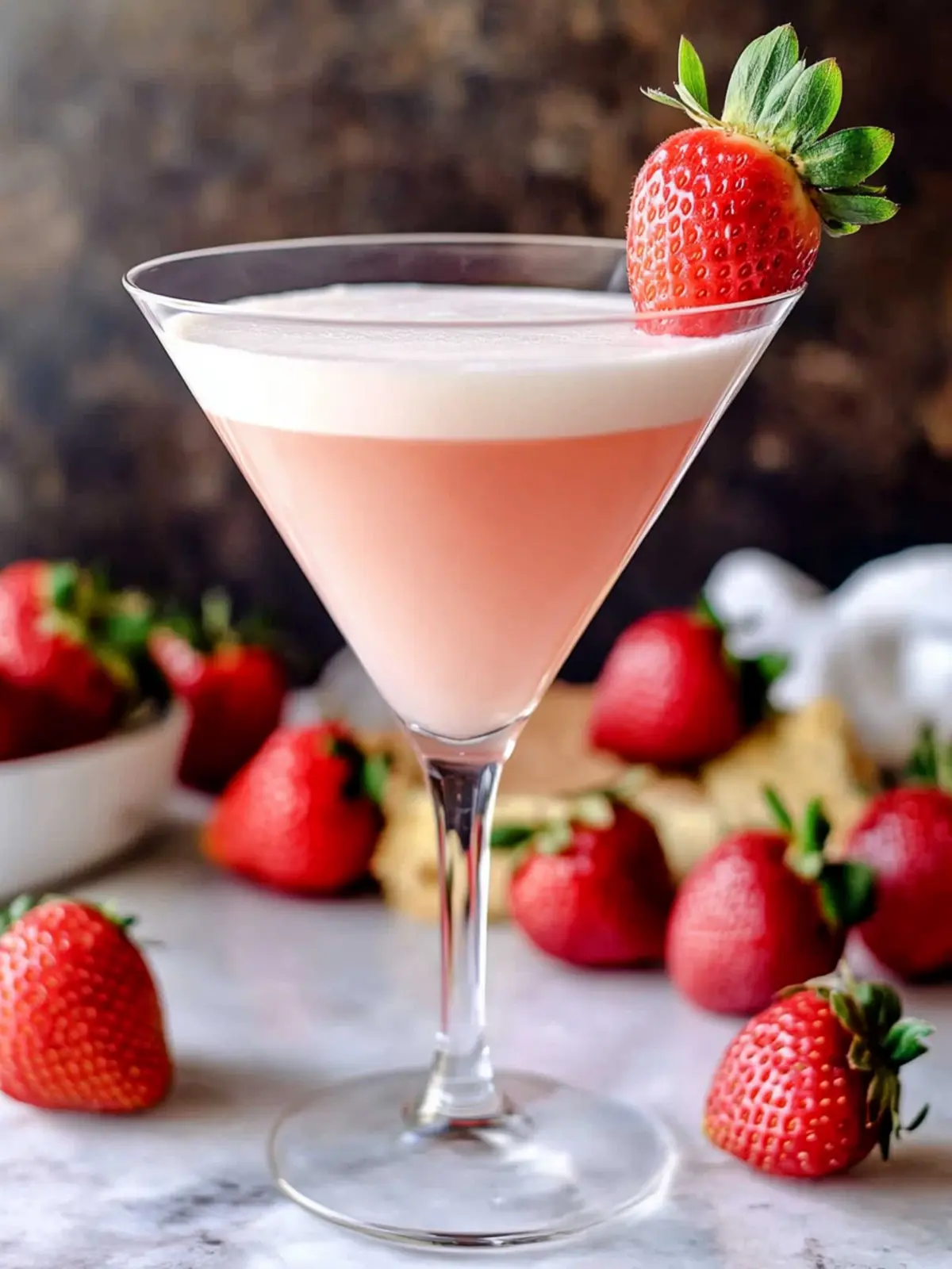 Delicious Strawberry Shortcake Martini You ll Love to Sip 2 Strawberry Shortcake Martini