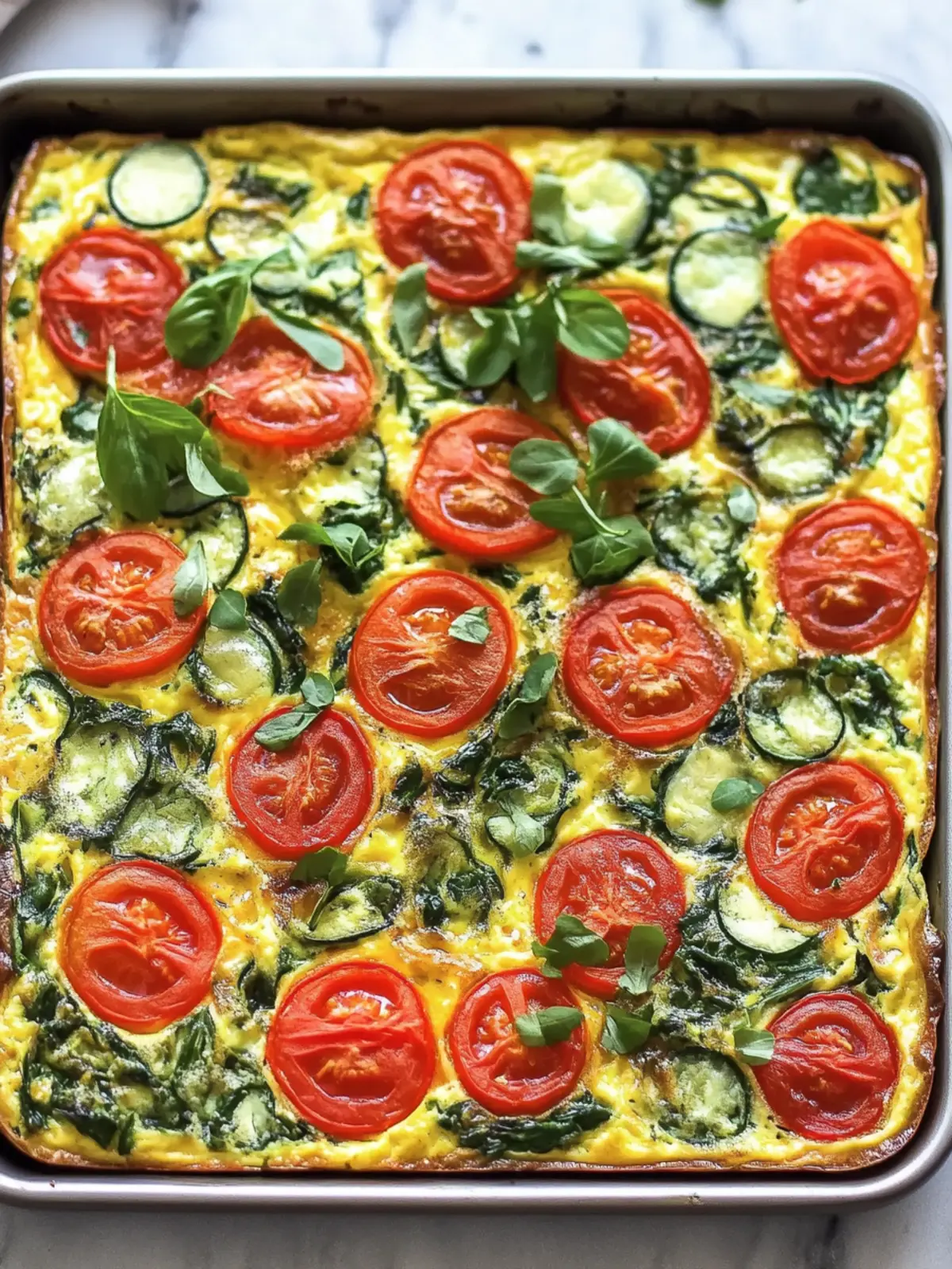 Sheet Pan Frittata: Hassle-Free, Flavor-Packed Breakfast Magic 3 Sheet Pan Frittata