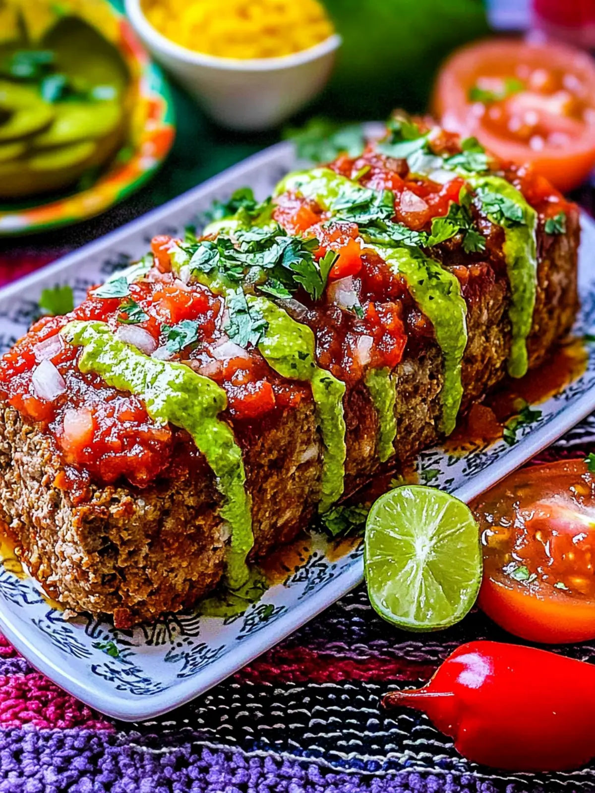 Mexican Meatloaf with Salsa: Elevate Your Dinner Game 2 Mexican Meatloaf with Salsa