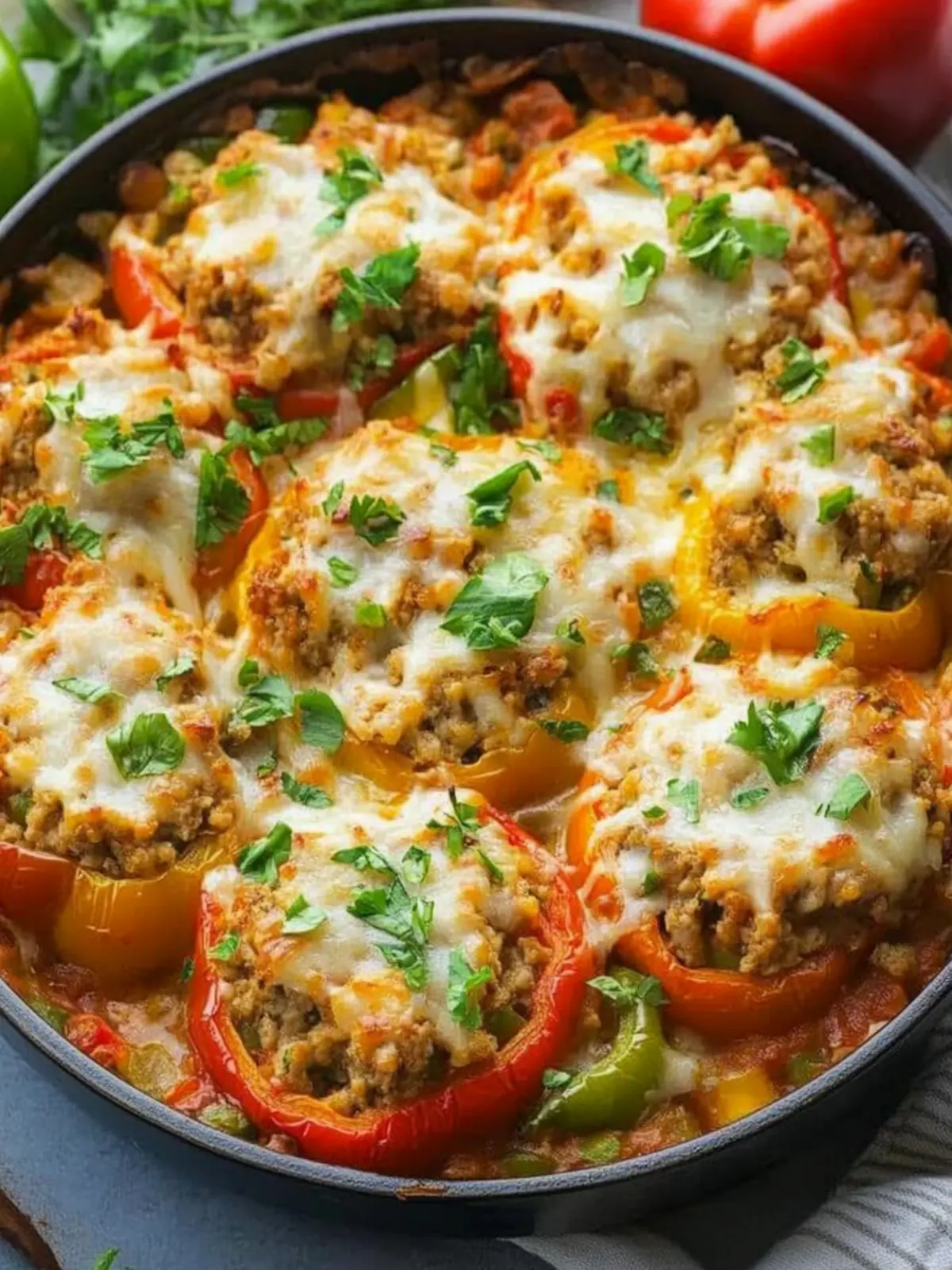 Mouthwatering Stuffed Pepper Casserole Ready in 30 Minutes 4 Stuffed Pepper Casserole