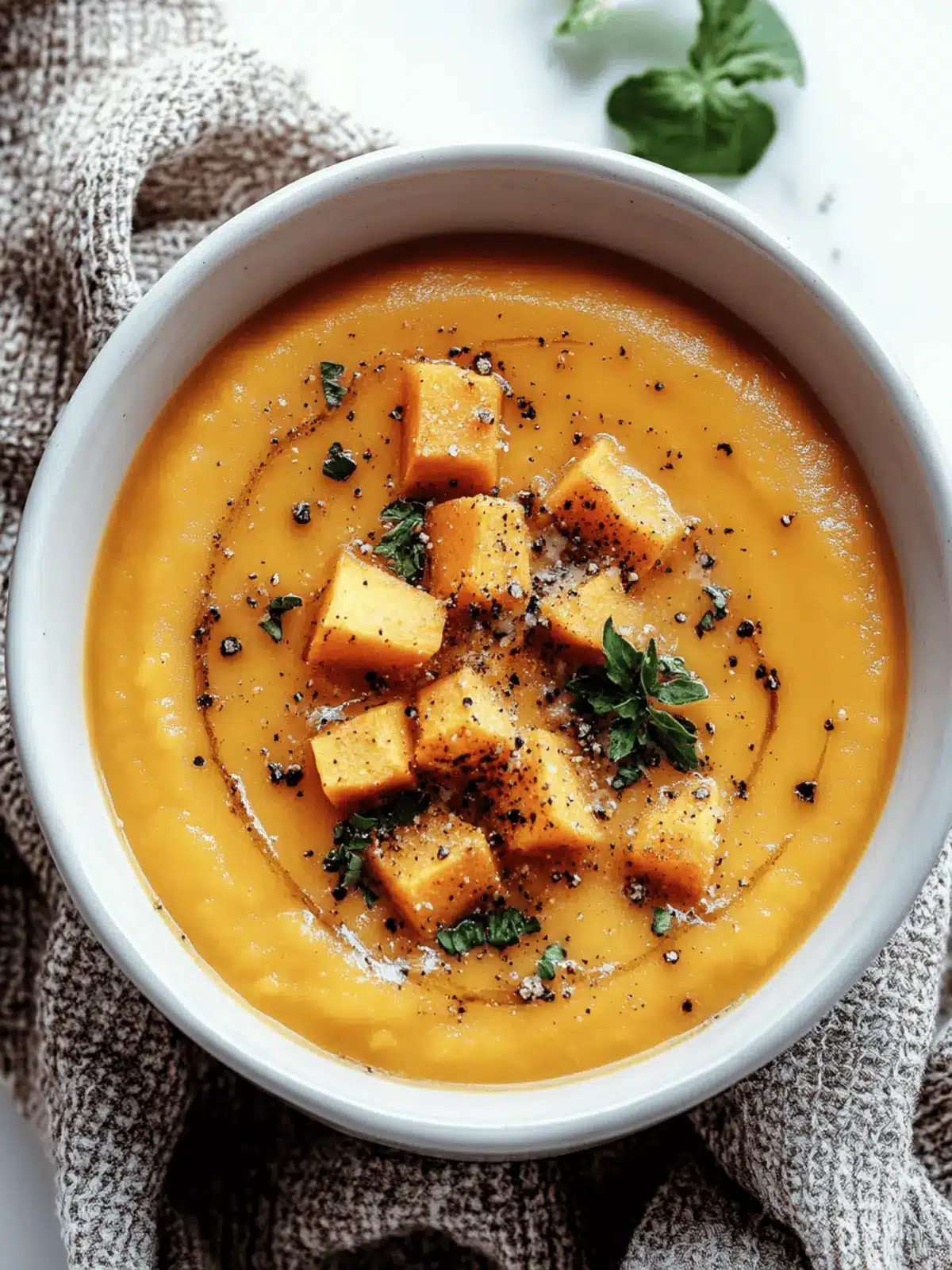 Hearty Spicy Butternut Squash and Sweet Potato Soup Delight 3 Spicy Butternut Squash and Sweet Potato Soup