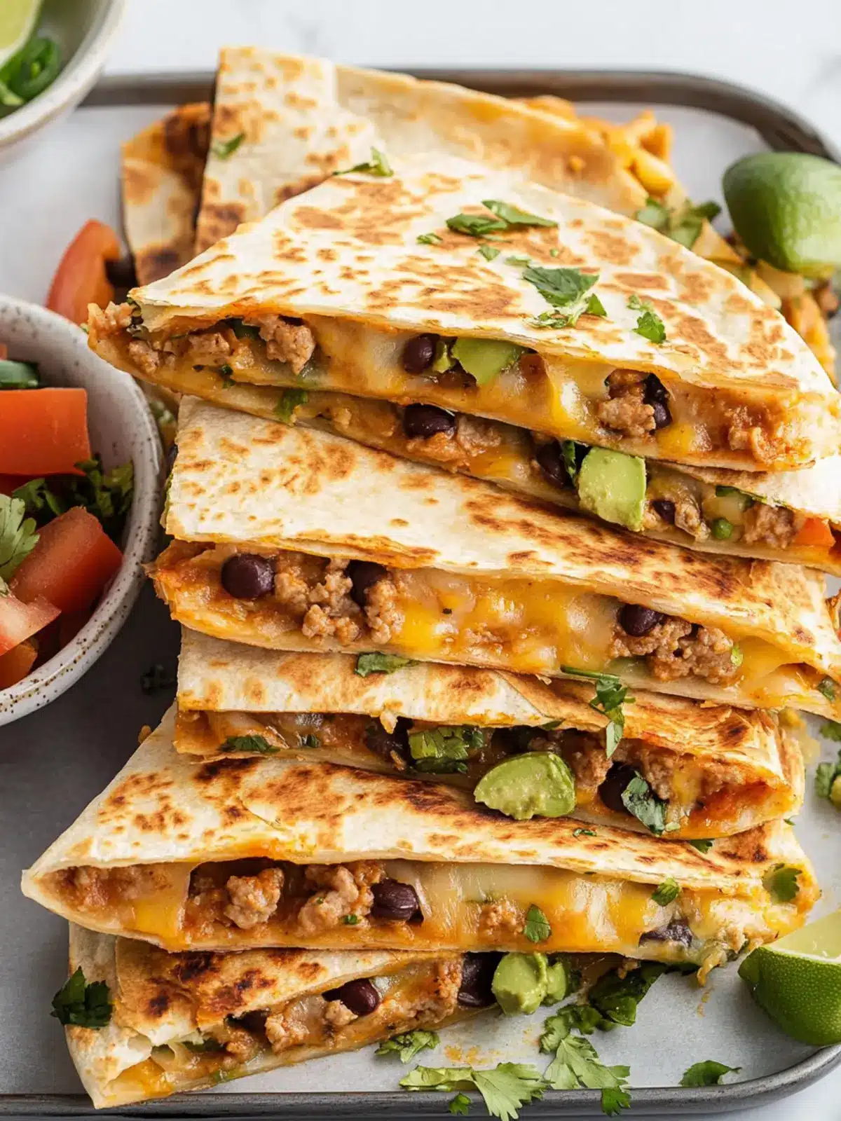 Sheet Pan Quesadillas for a Flavor-Packed Family Feast 3 Sheet Pan Quesadillas