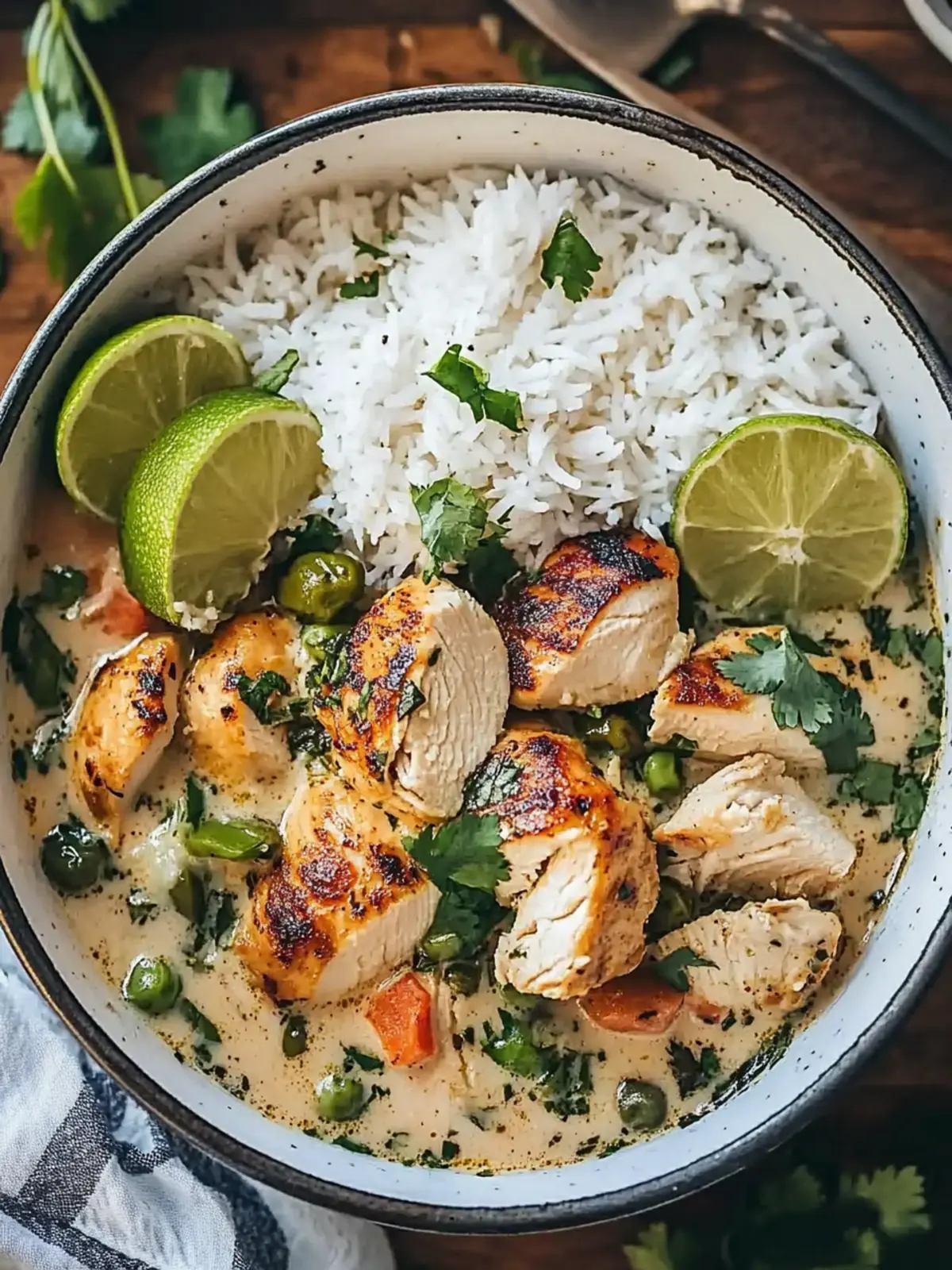 Coconut Chicken and Rice: A Tropical Twist for Dinner Delight 3 Coconut Chicken and Rice
