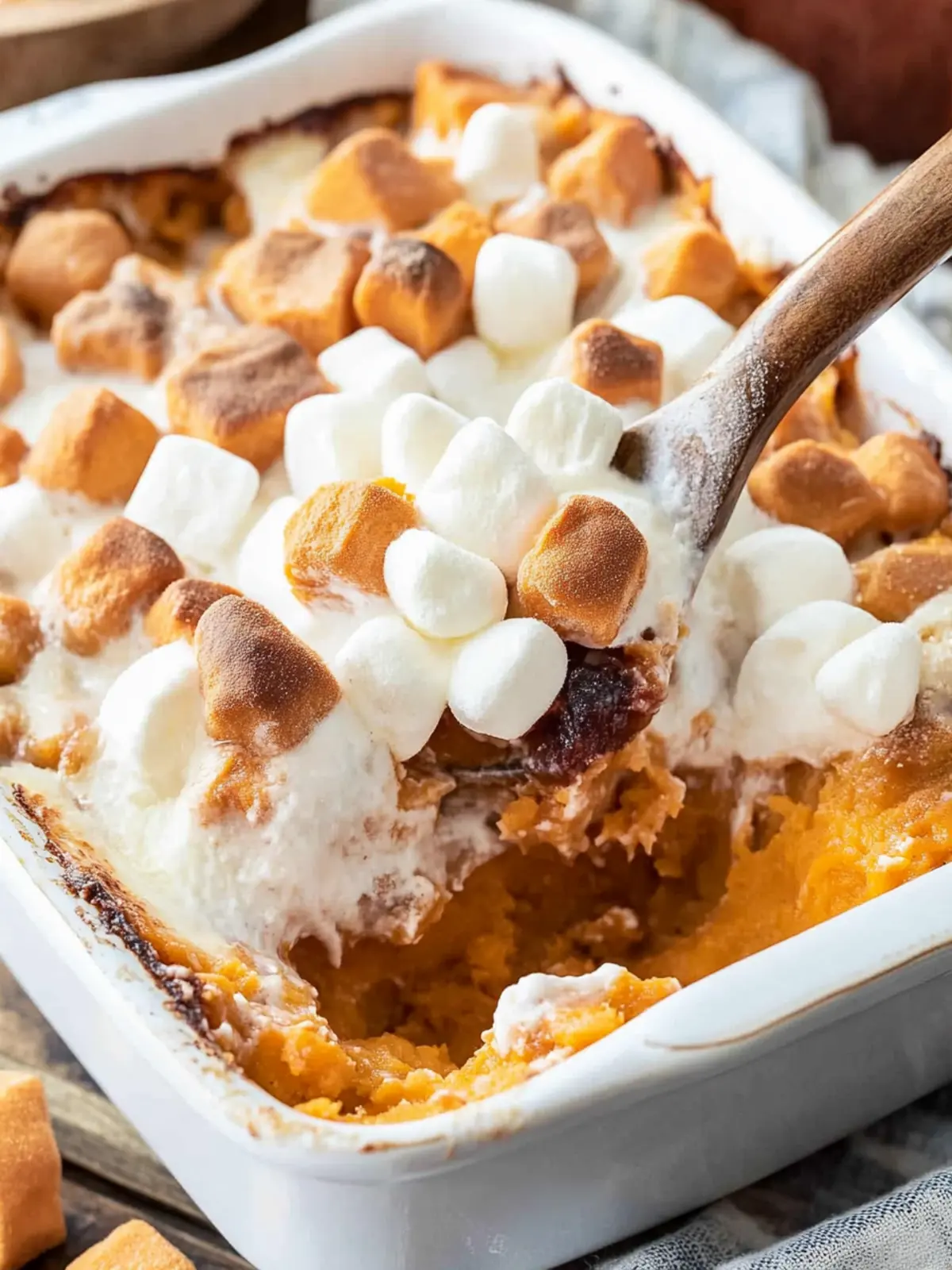 Heavenly Sweet Potato Casserole with Marshmallows Delight 4 Sweet Potato Casserole with Marshmallows