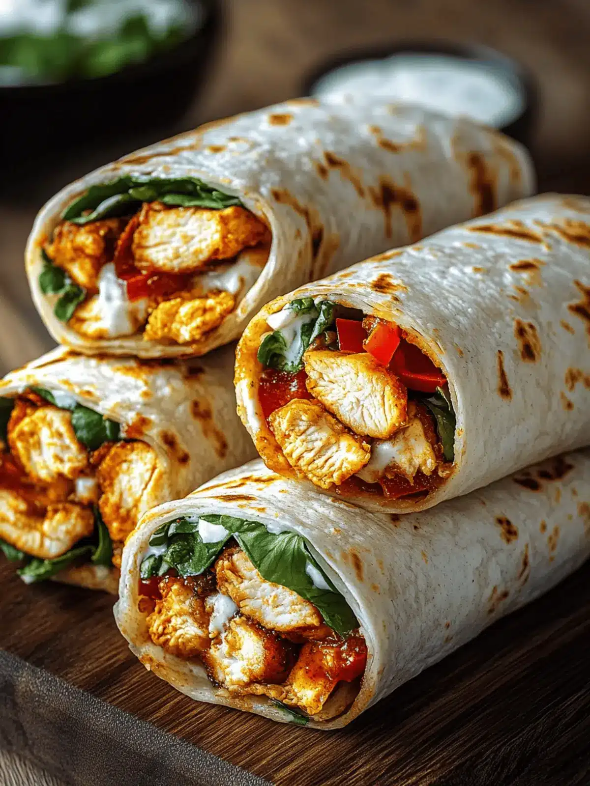 Crispy Air Fryer Chicken & Mozzarella Wraps for Quick Dinner Bliss 3 Crispy Air Fryer Chicken & Mozzarella Wraps