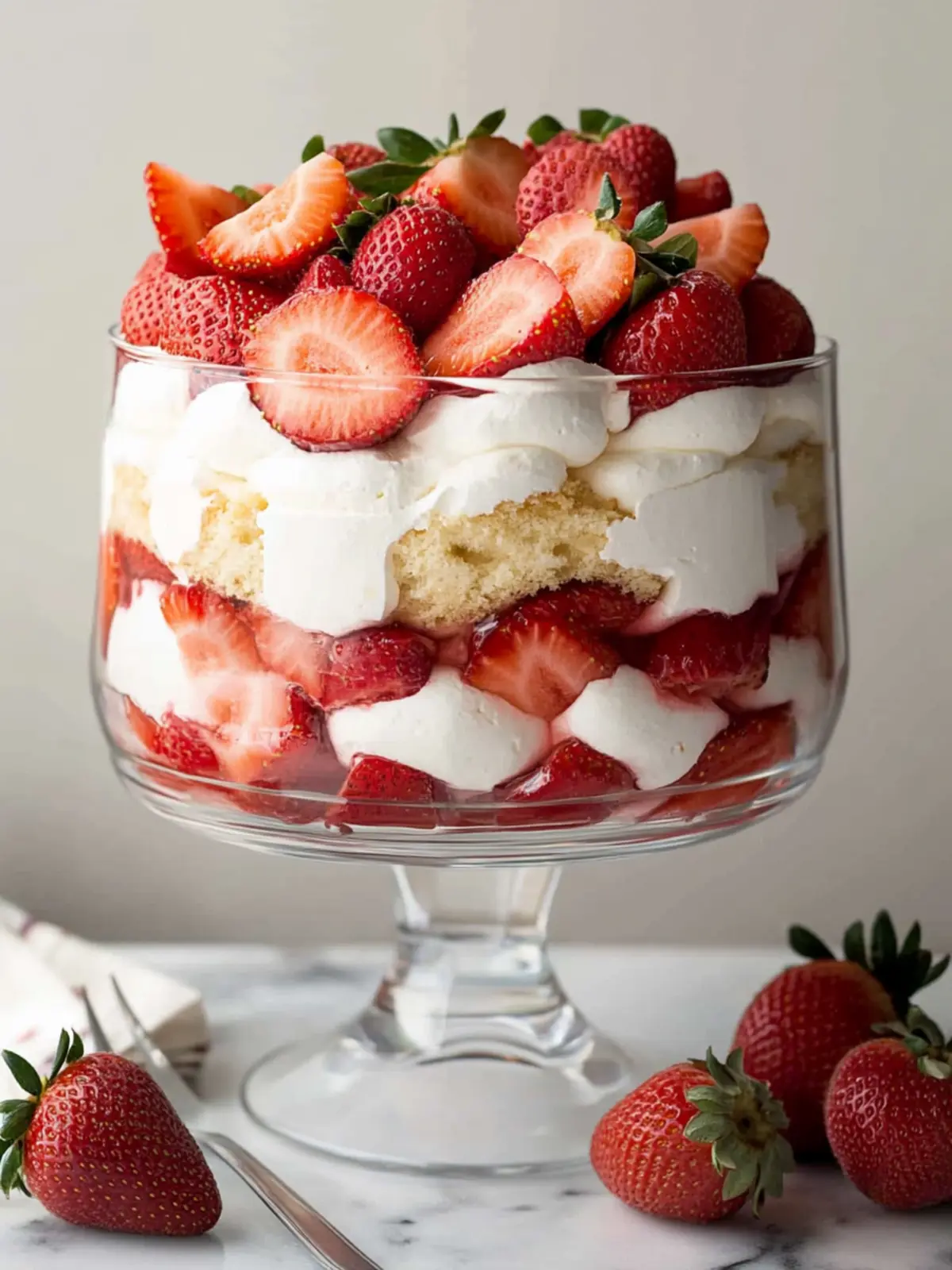 Delectable Strawberry Shortcake Trifle for Sweet Celebrations 2 Strawberry Shortcake Trifle