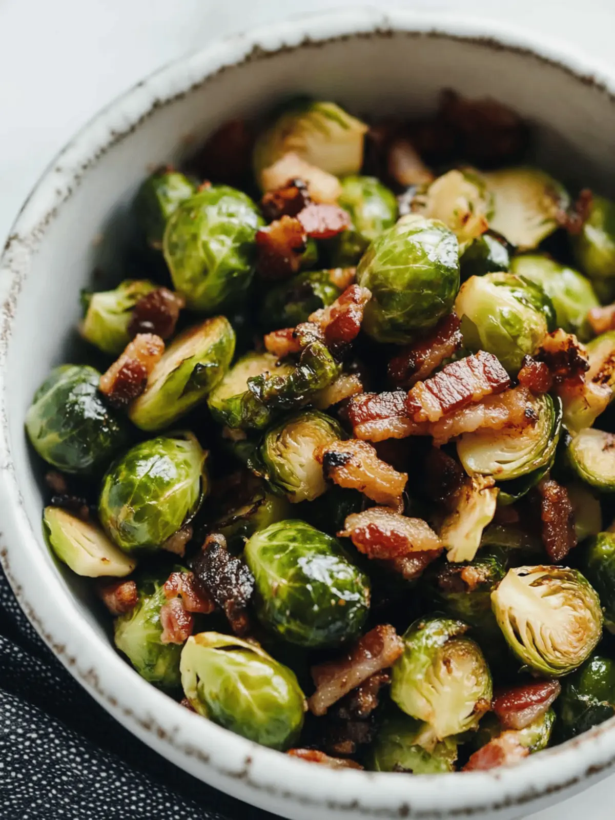 Savory 30-Minute Stovetop Maple Bacon Brussels Sprouts Recipe 3 30-Minute Stovetop Maple Bacon Brussels Sprouts