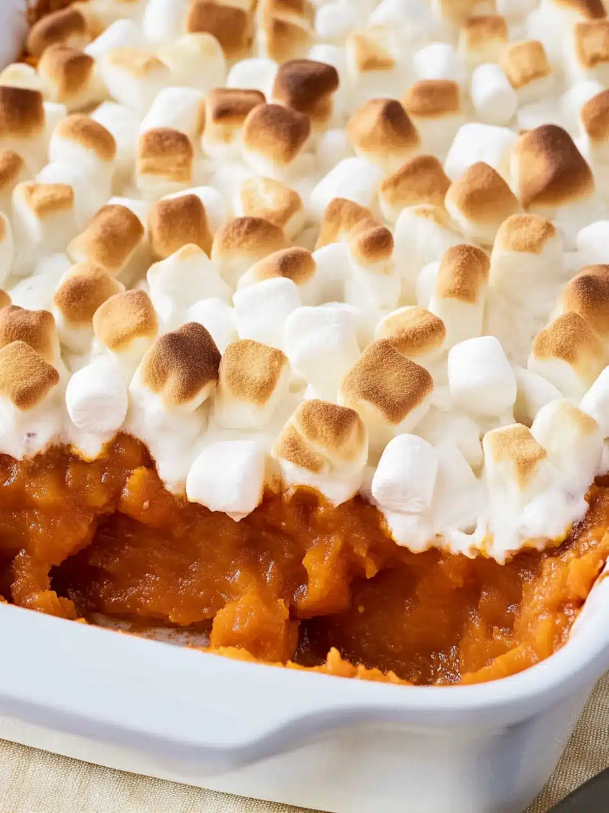 Heavenly Sweet Potato Casserole with Marshmallows Delight 3 Sweet Potato Casserole with Marshmallows