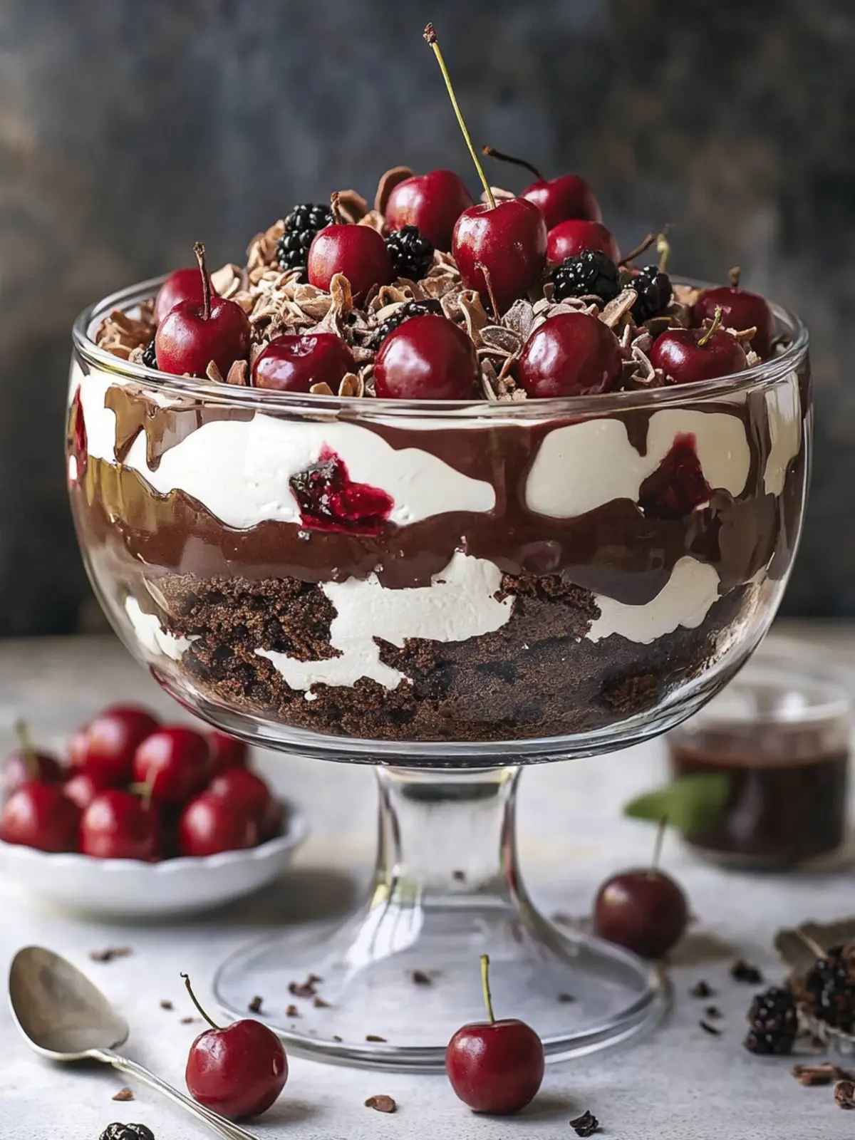 Decadent Black Forest Trifle to Sweeten Your Day 4 Black Forest Trifle