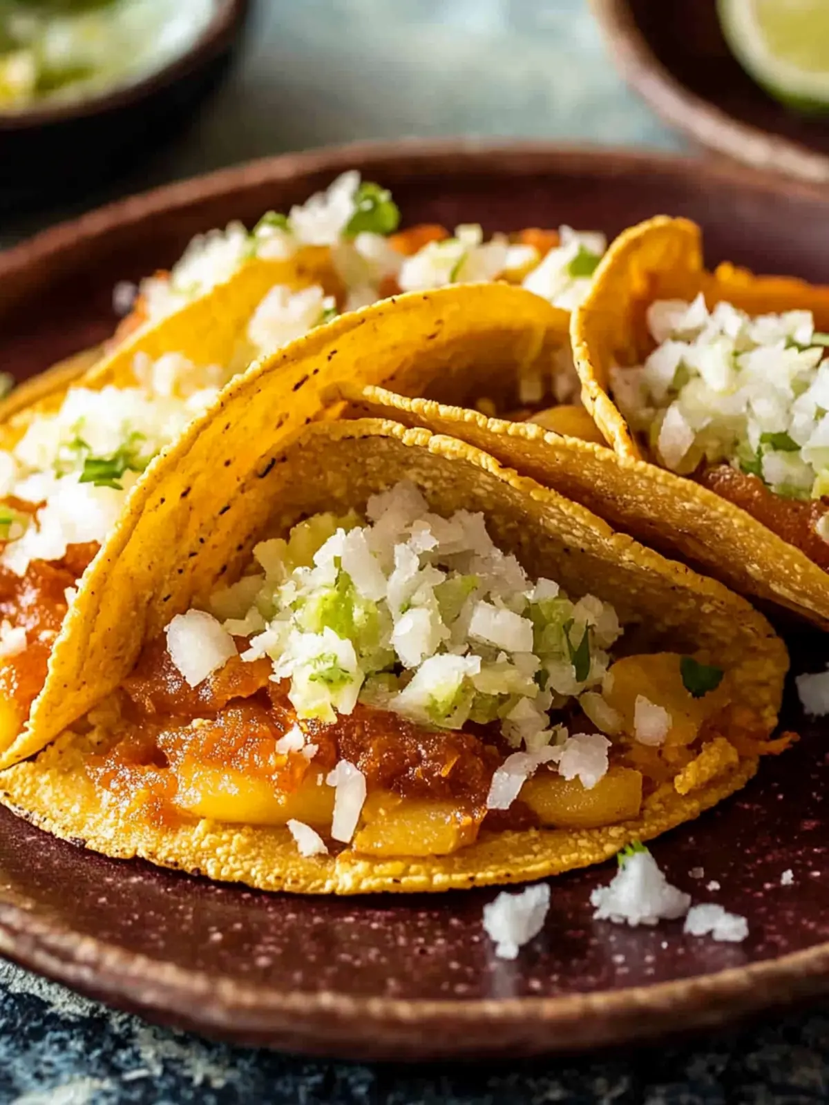 Cheesy Potato Tacos: The Ultimate Comfort Food Delight 3 Cheesy Potato Tacos (Tacos de Papa)