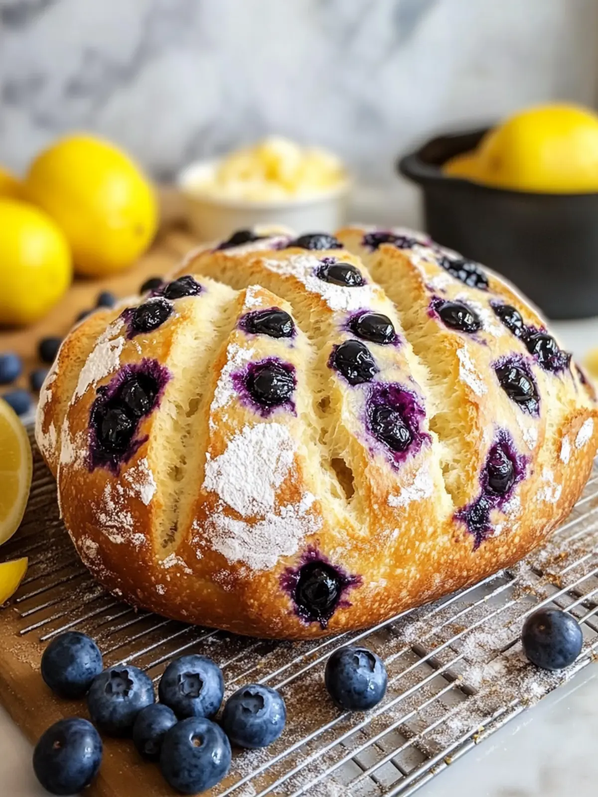 Blueberry Lemon Cream Cheese Sourdough Bread Bliss 3 Blueberry Lemon Cream Cheese Sourdough Bread