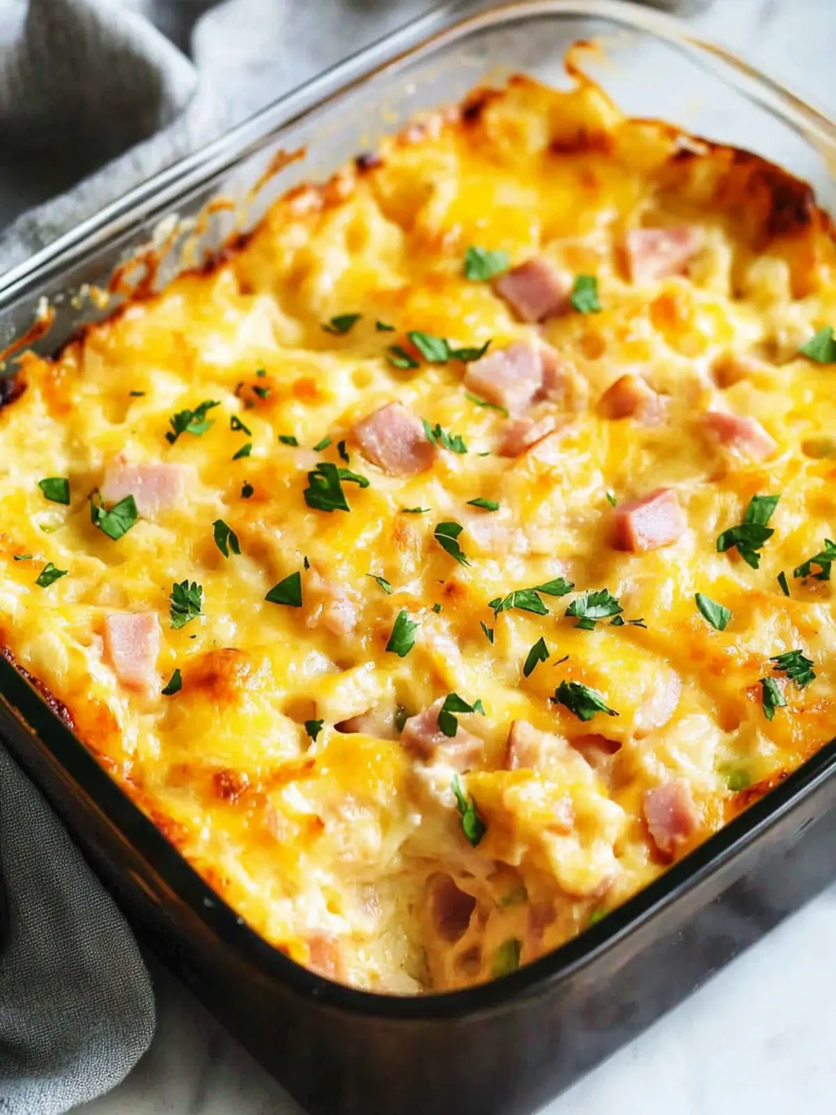 Savory Leftover Ham & Cheese Casserole for Cozy Nights 2 Leftover Ham & Cheese Casserole