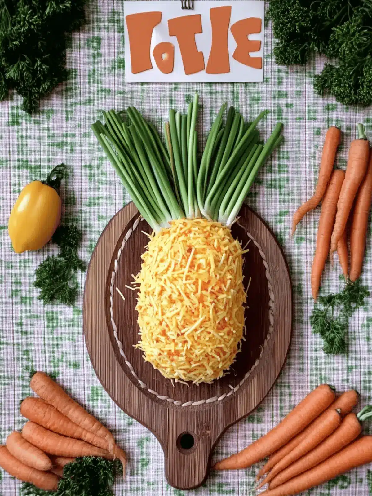Delicious Carrot Cheese Ball: The Perfect Easter Treat! 3 Carrot Cheese Ball