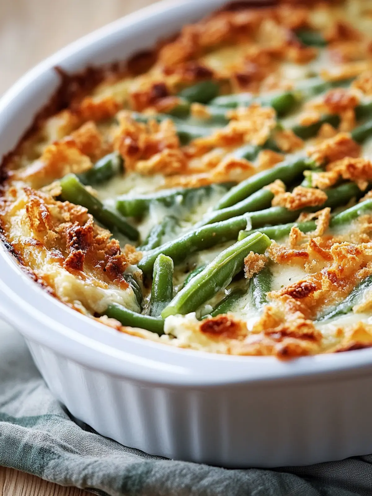 Irresistible Cheesy Green Bean Casserole for Cozy Nights 2 Cheesy Green Bean Casserole