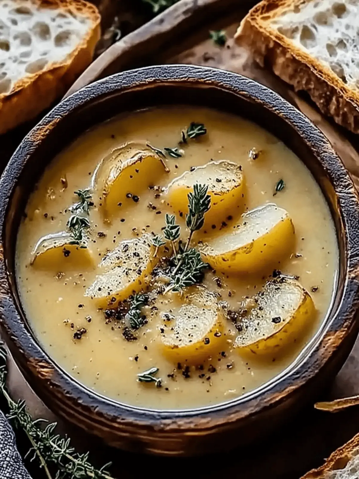 Cheddar Garlic Herb Potato Soup for Cozy Comfort on Chilly Nights 4 Cheddar Garlic Herb Potato Soup