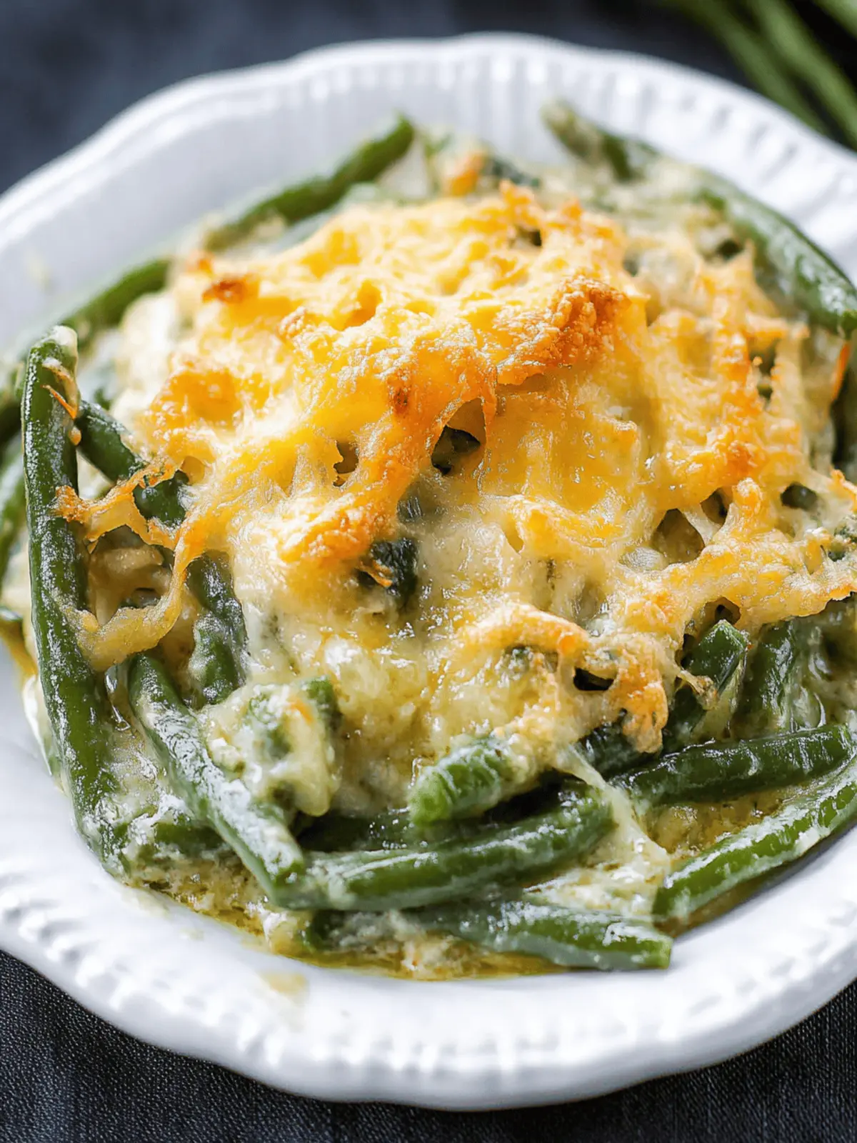 Keto Cheesy Green Bean Casserole: Creamy, Guilt-Free Comfort 4 Keto Cheesy Green Bean Casserole