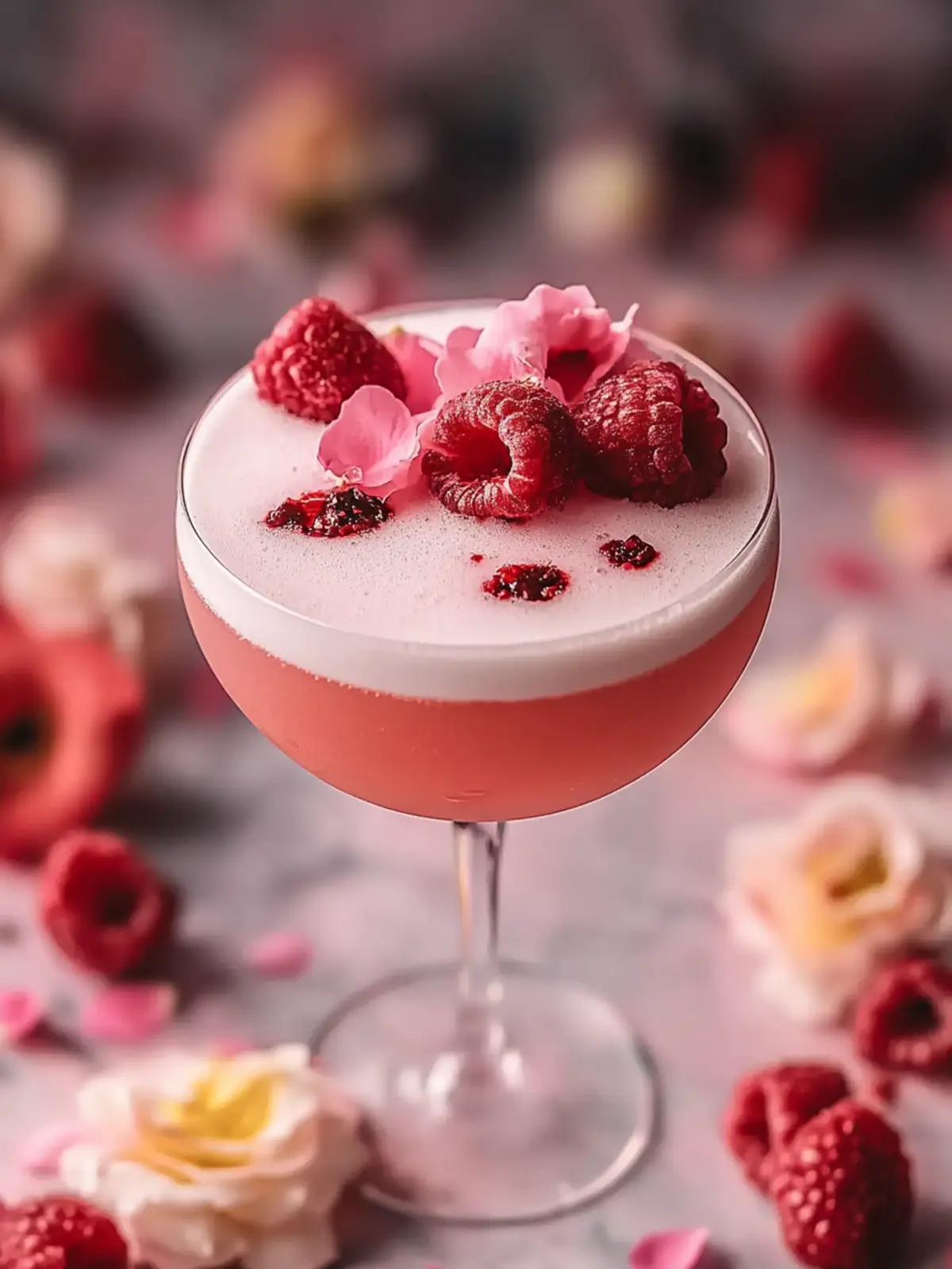 Sour Raspberry Valentine Cocktail to Impress Your Guests 3 Sour Raspberry Valentine