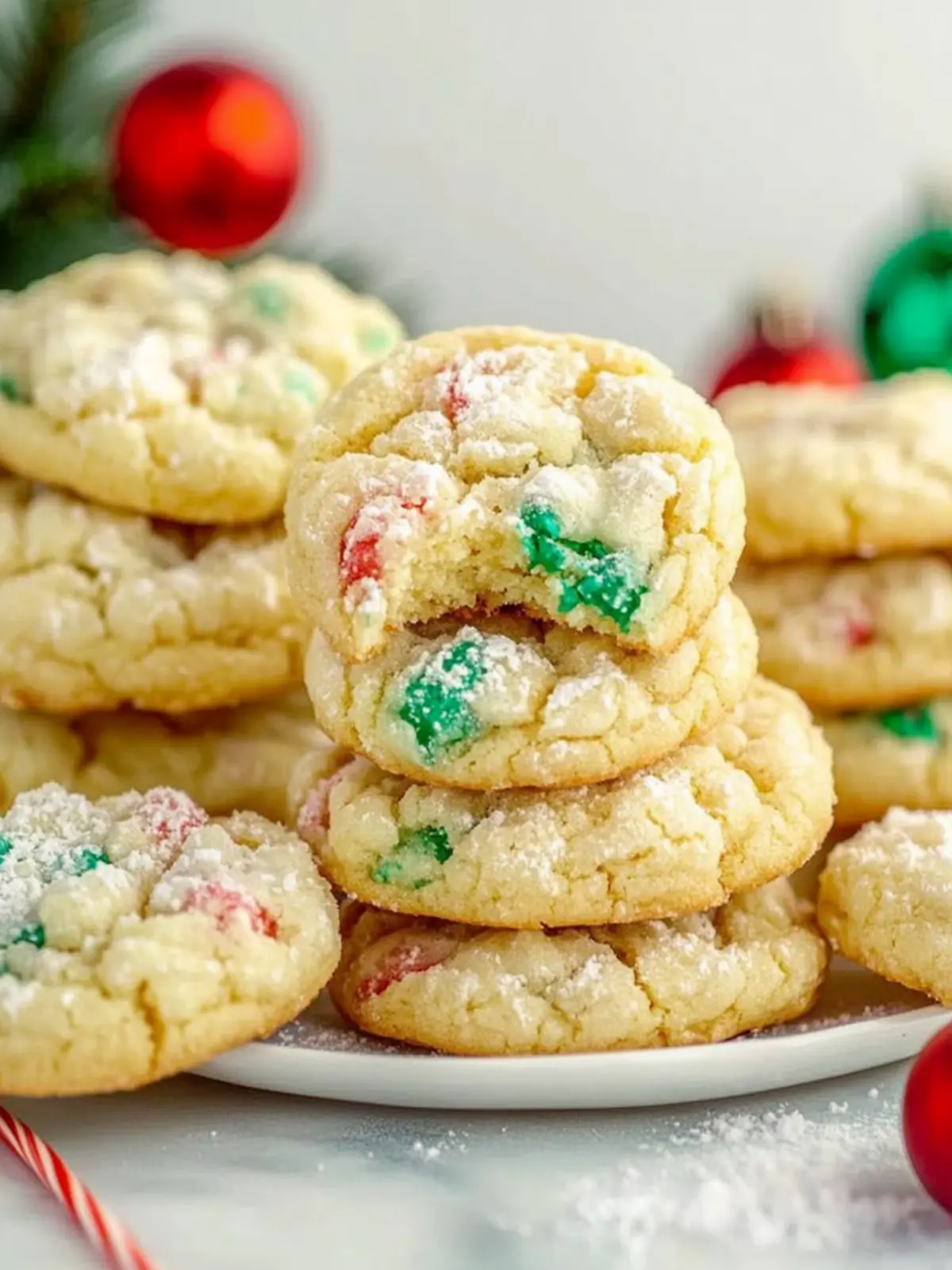 Soft and Chewy Christmas Gooey Butter Cookies to Share 2 Christmas Gooey Butter Cookies
