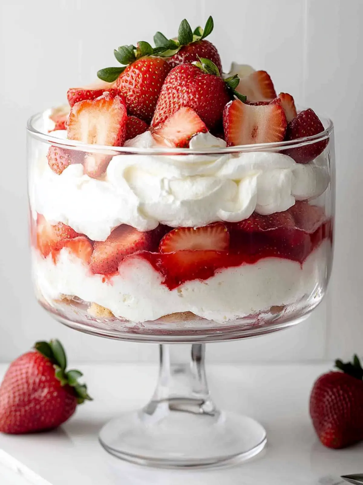 Delightful Strawberry Shortcake Trifle for Effortless Indulgence 2 Strawberry Shortcake Trifle