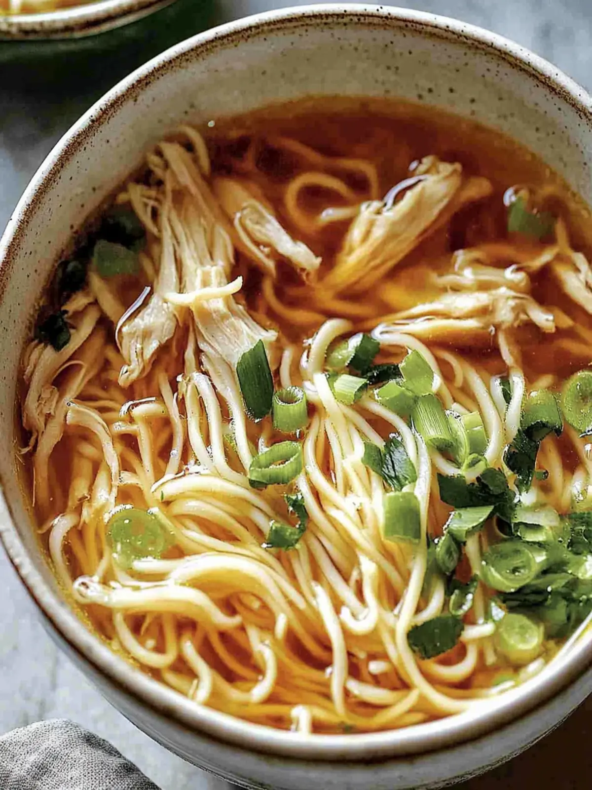 Aromatic Ginger Scallion Chicken Noodle Soup That's Irresistible 3 Aromatic Ginger Scallion Chicken Noodle Soup