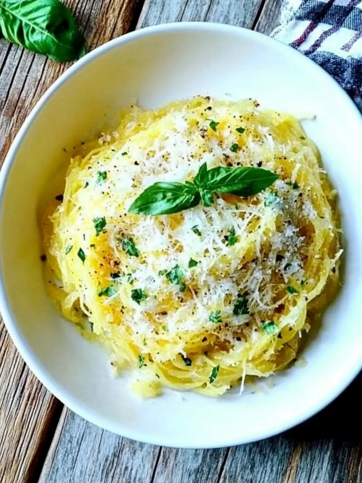 Roasted Spaghetti Squash With Garlic & Parmesan Magic 2 Roasted Spaghetti Squash With Garlic & Parmesan