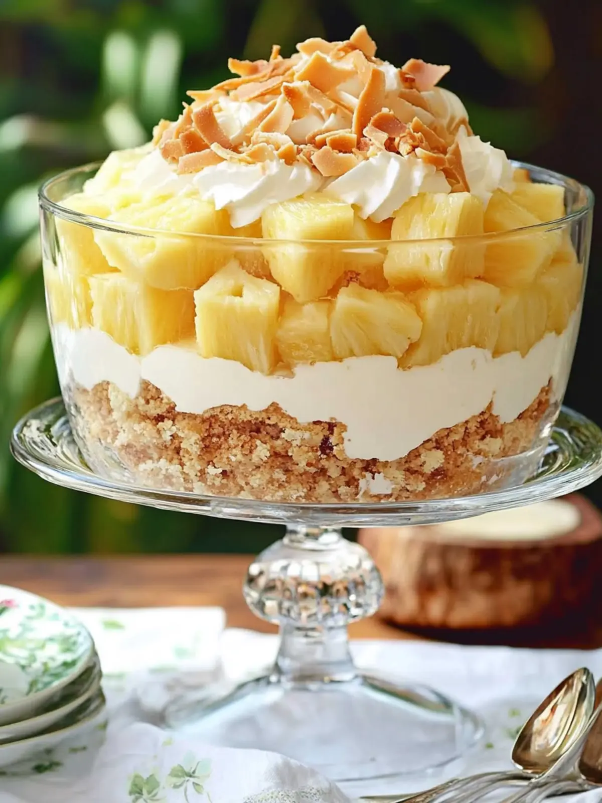 Indulge in Dreamy Coconut Pineapple Trifle Bliss Today 3 Dreamy Coconut Pineapple Trifle