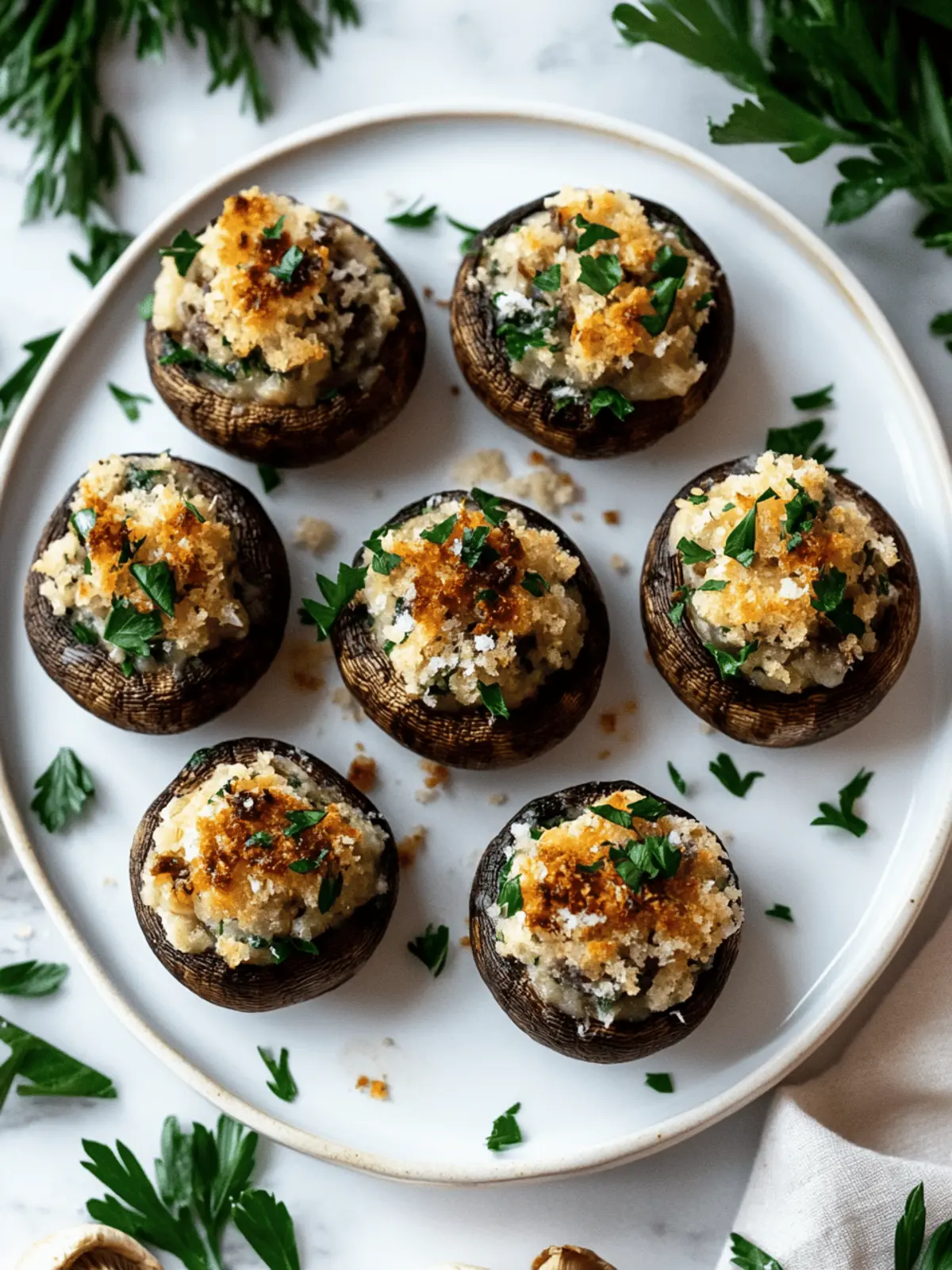 Irresistible Christmas Stuffed Mushrooms A Keto Delight 3 Christmas Stuffed Mushrooms
