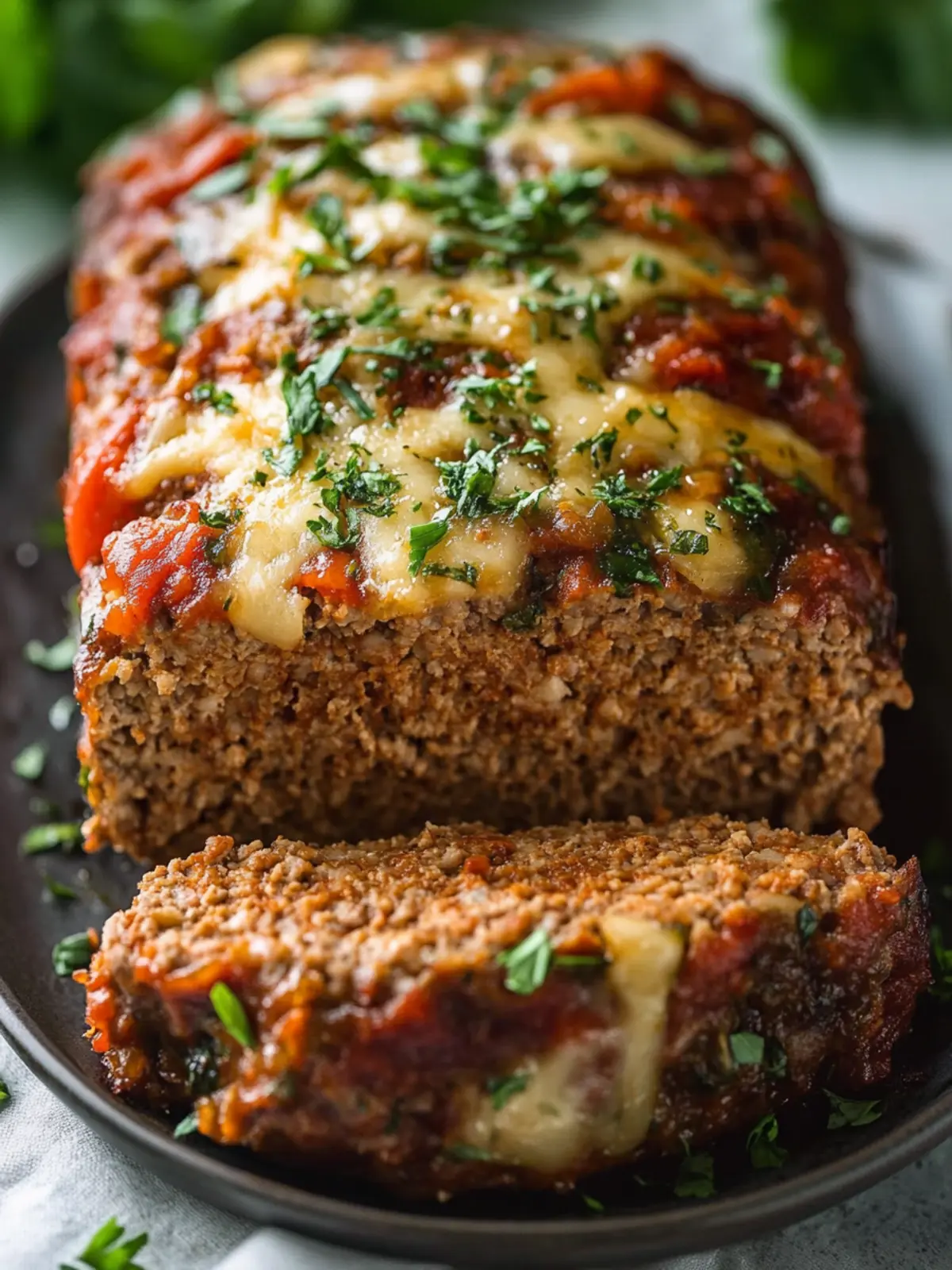 Savory Italian Meatloaf Loaded with Cheese and Herbs 3 Italian Meatloaf