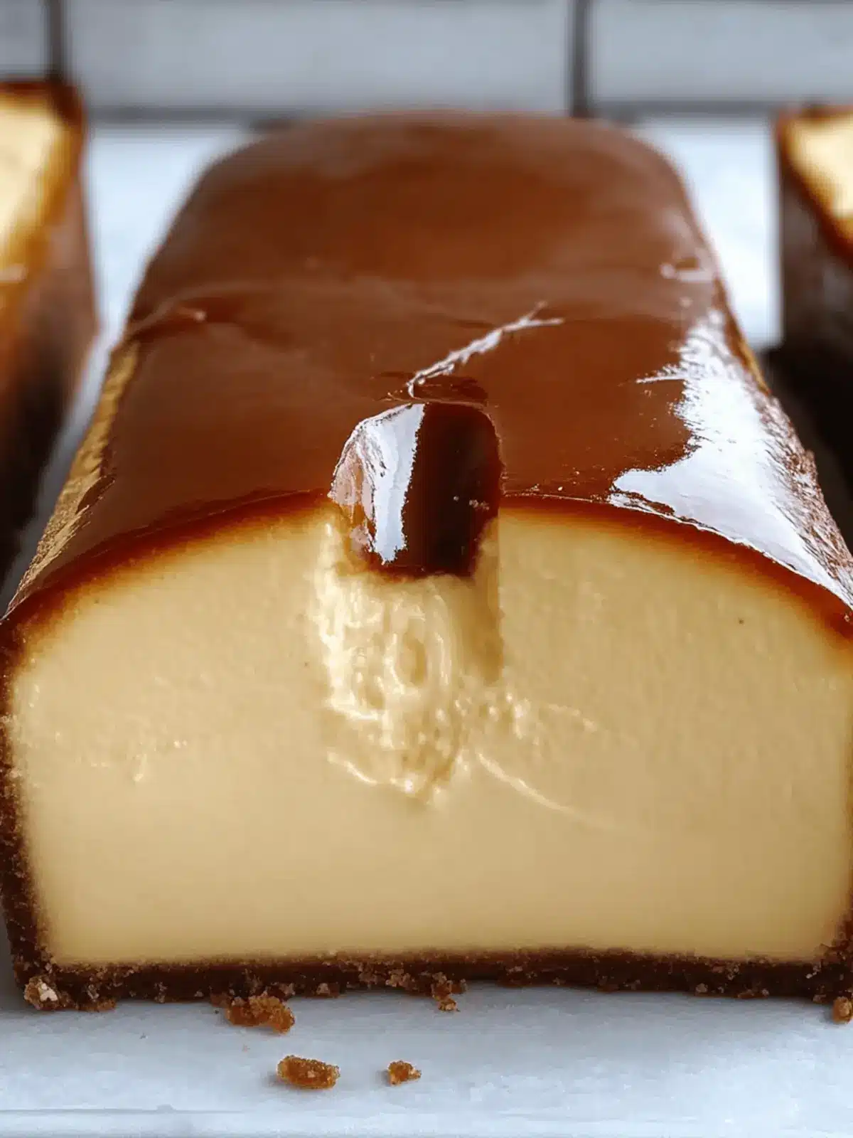 Indulgent Burnt Basque Cheesecake in a Loaf Pan Delight 3 Indulgent Burnt Basque Cheesecake