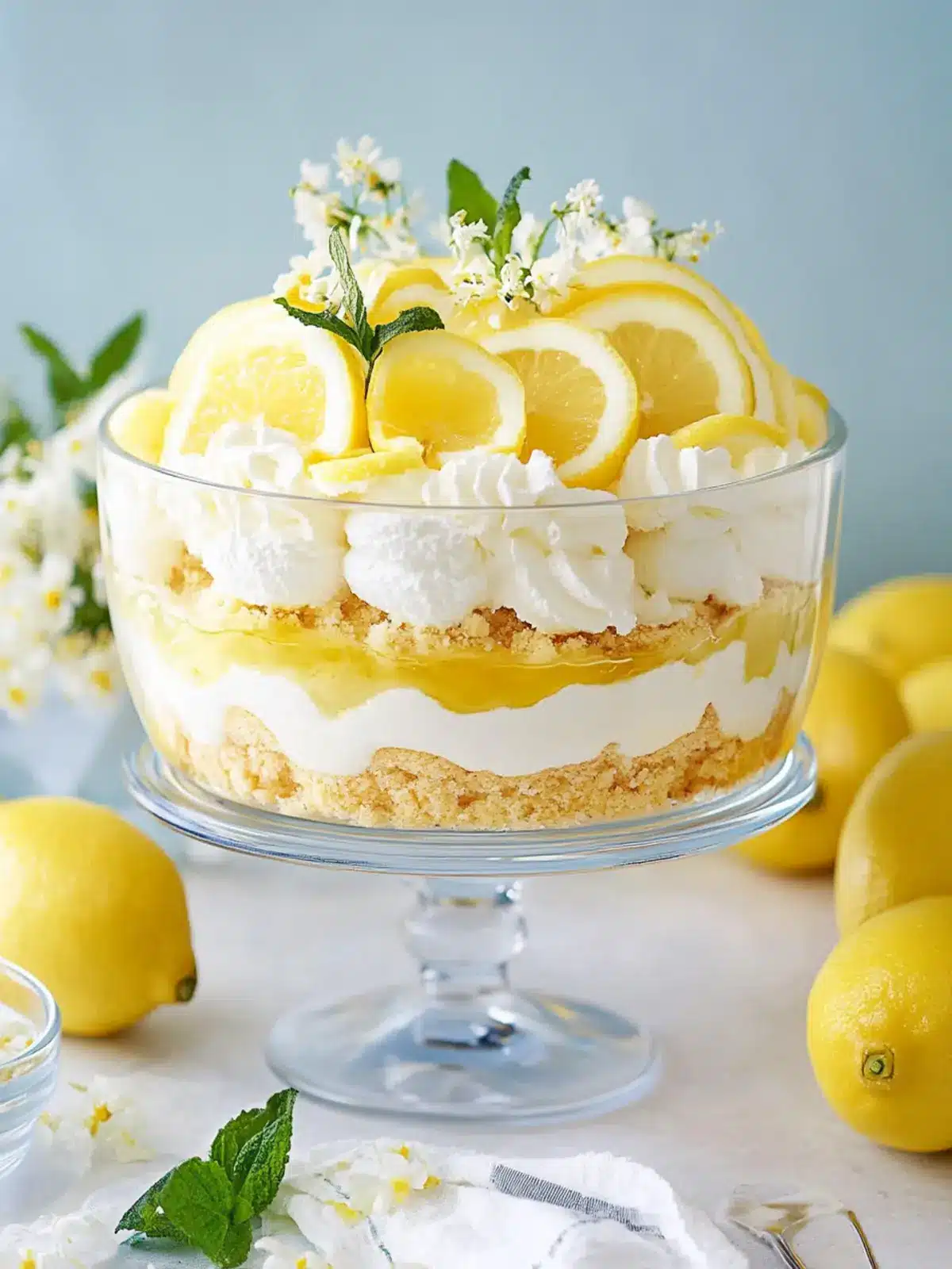 Lemon Lush Trifle: A Refreshing Delight for Your Dessert Table 4 Lemon Lush Trifle