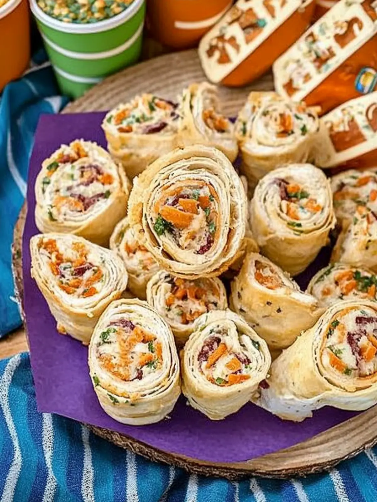 Crack Chicken Pinwheels: A Flavorful Twist on Wraps 2 Crack Chicken Pinwheels