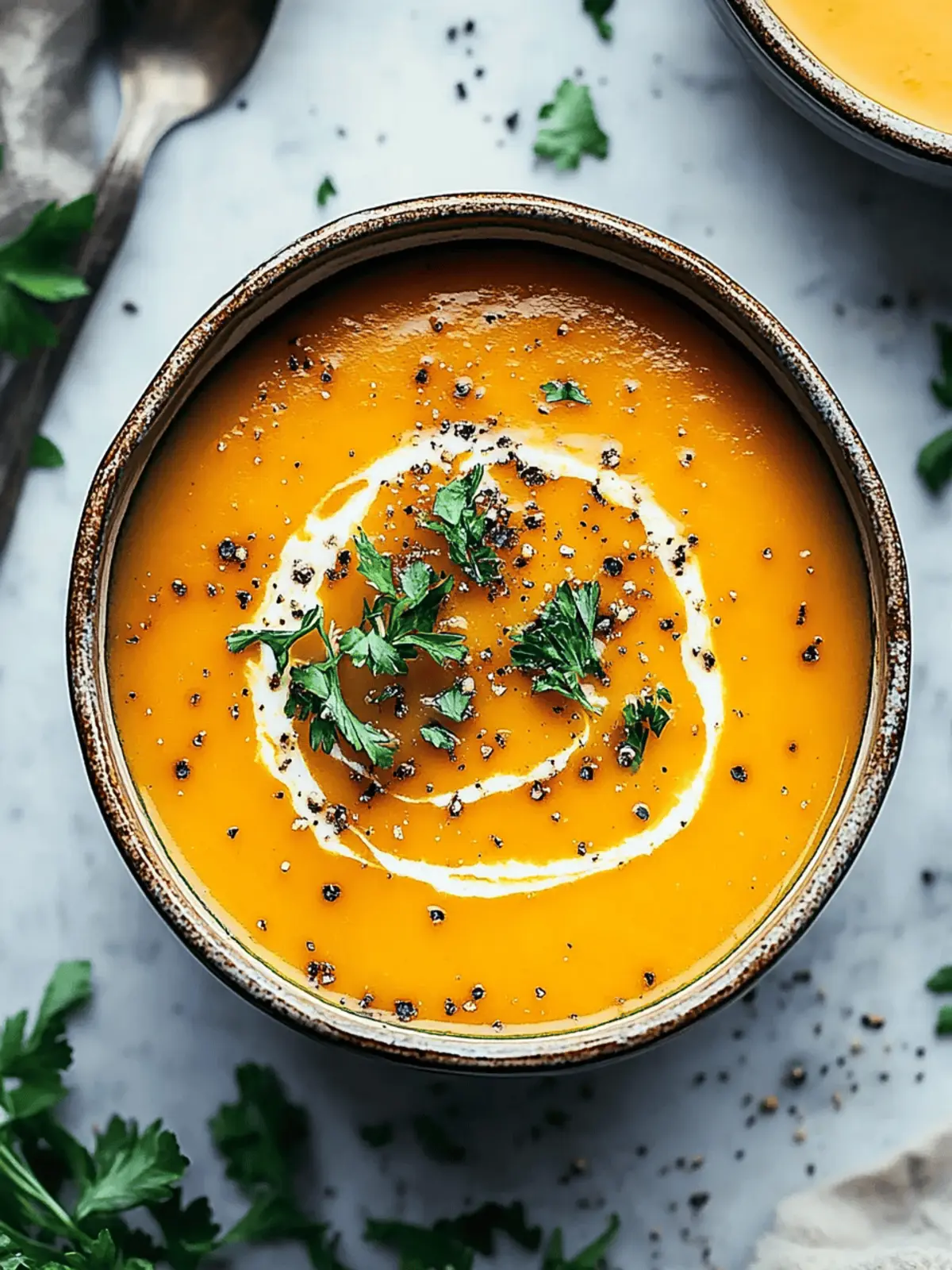 Warm Up with Spicy Butternut Squash and Sweet Potato Soup 2 Spicy Butternut Squash and Sweet Potato Soup