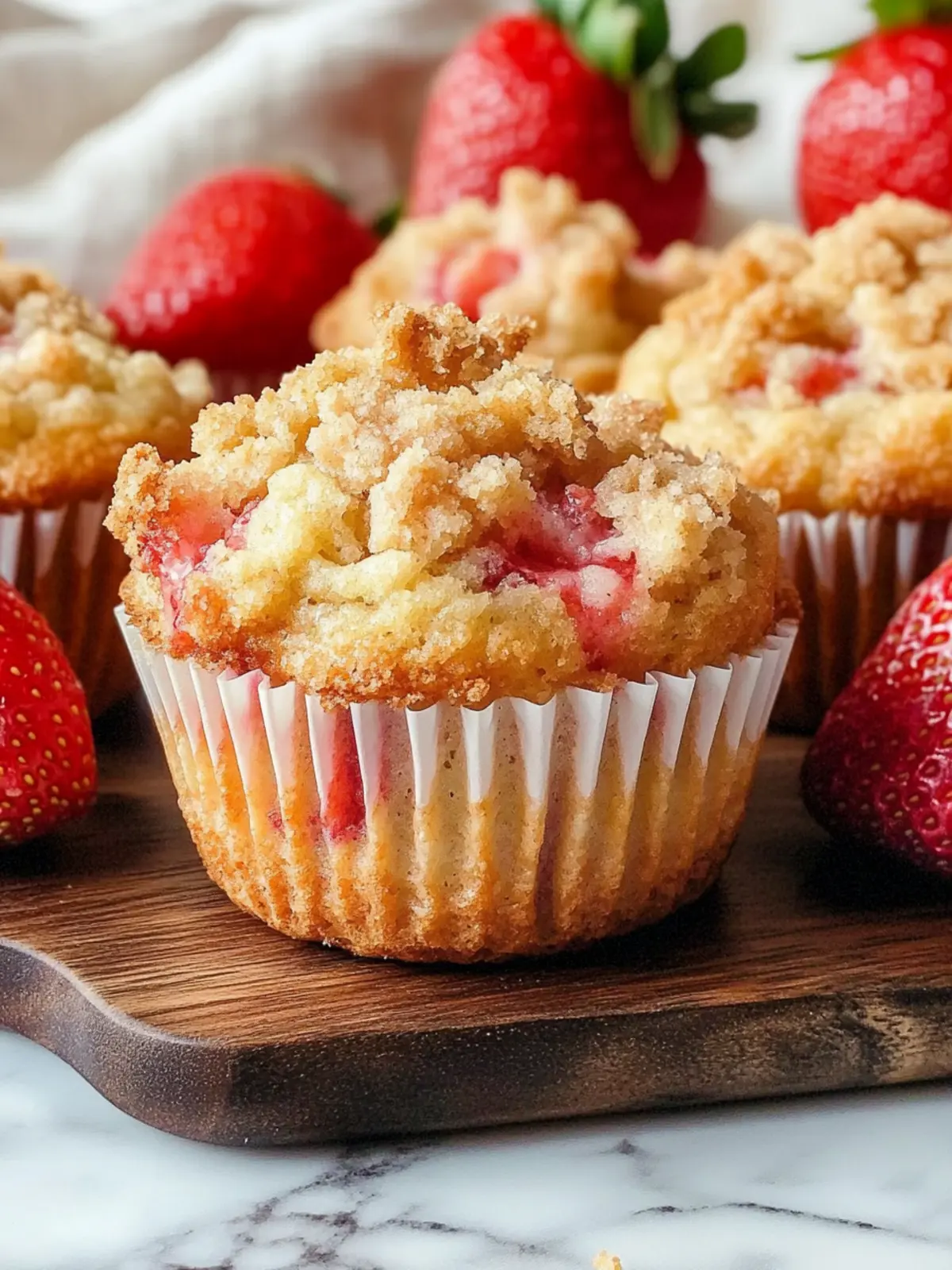Bakery-Style Strawberry Streusel Muffins You'll Crave Daily 3 Bakery-Style Strawberry Streusel Muffins