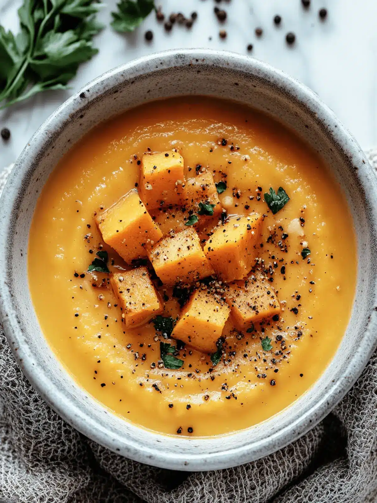 Hearty Spicy Butternut Squash and Sweet Potato Soup Delight 4 Spicy Butternut Squash and Sweet Potato Soup