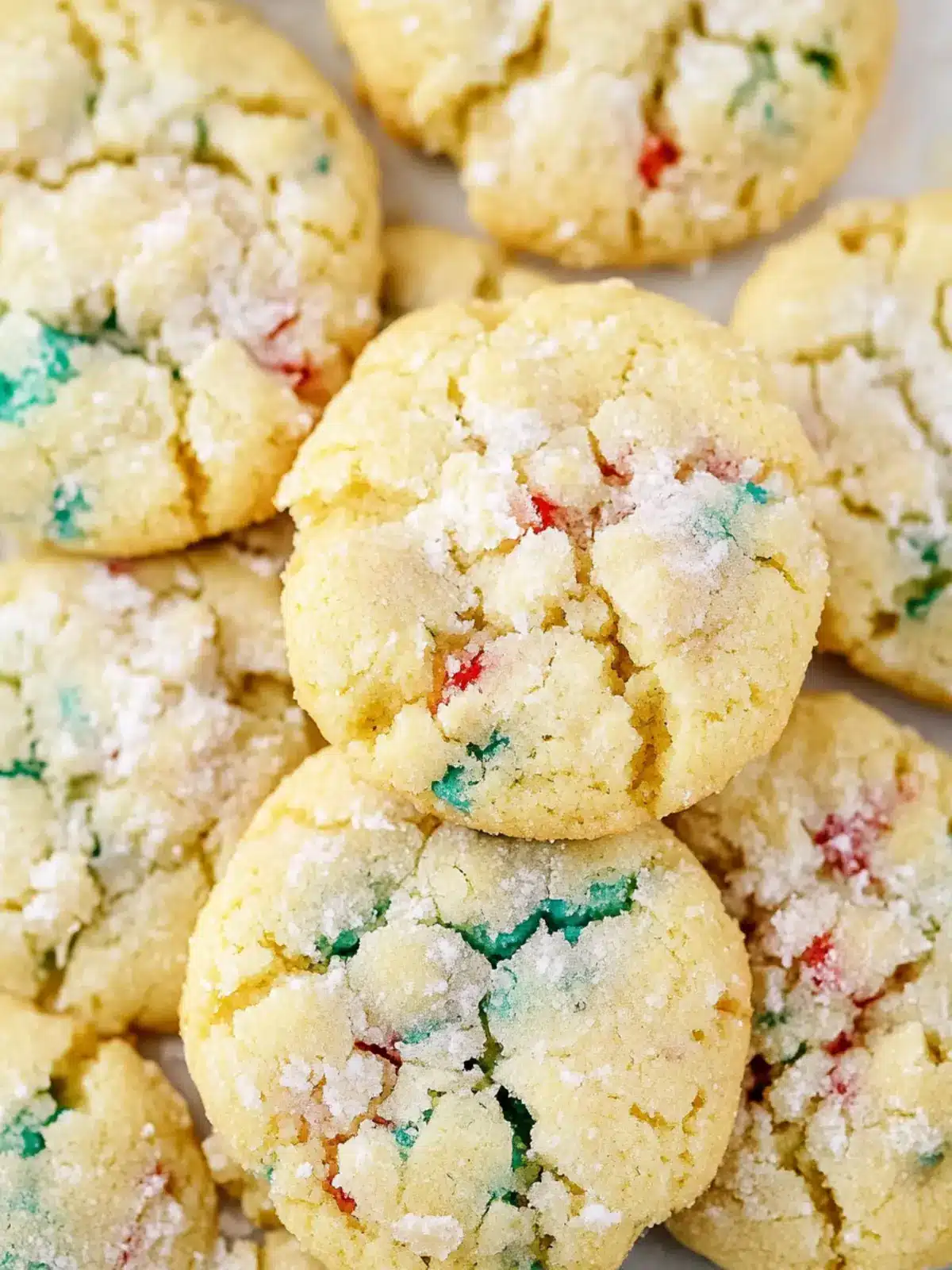 Christmas Gooey Butter Cookies that Melt in Your Mouth 3 Christmas Gooey Butter Cookies