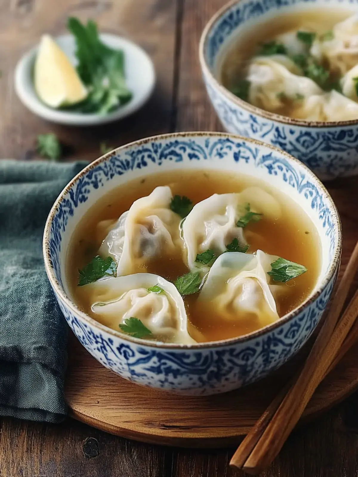 Irresistible Wonton Soup Packed with Flavorful Goodness 3 Wonton Soup